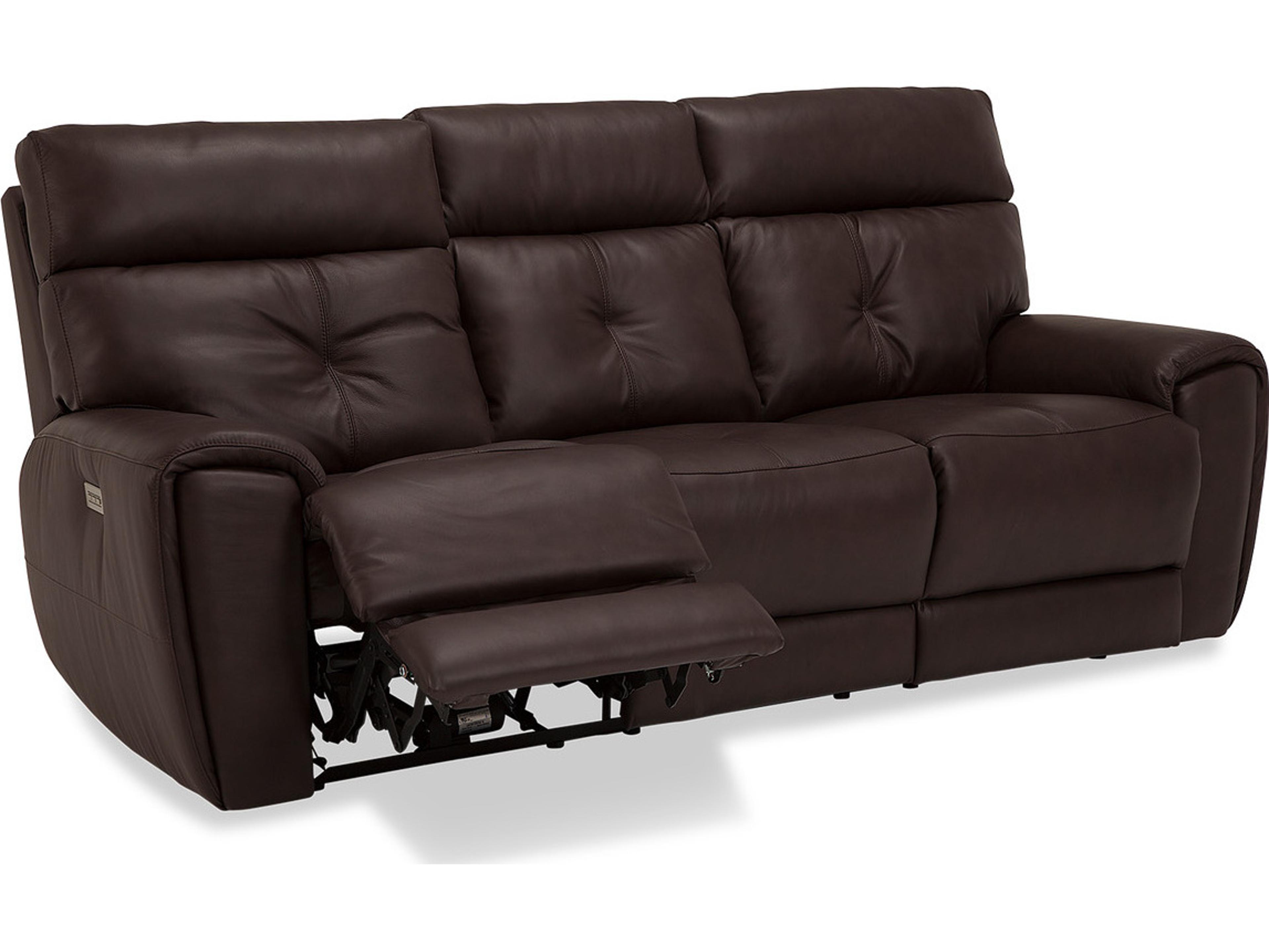 Palliser Aedon Leather Upholstery Sofa Power Recliner with Power Headrest