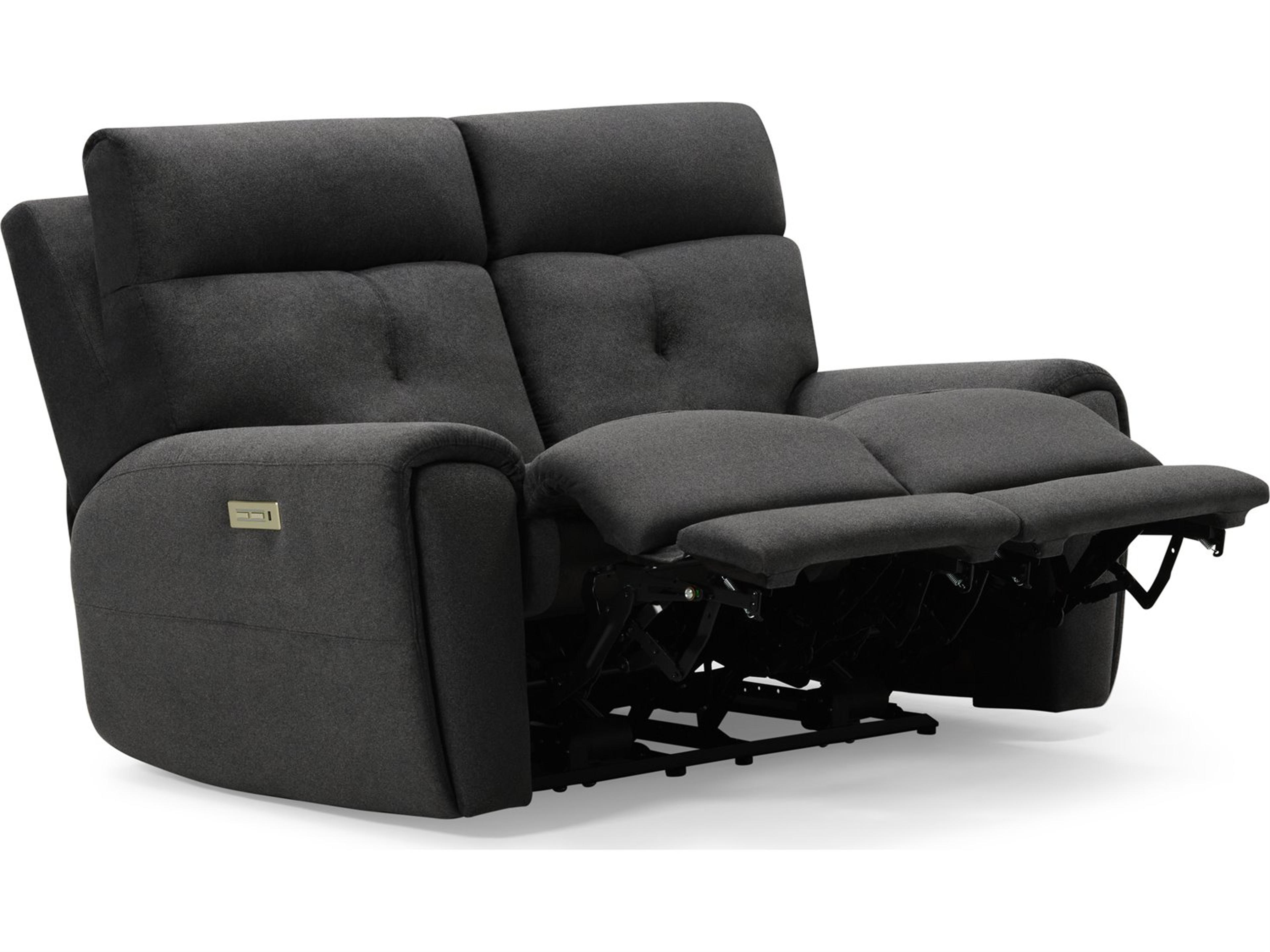 Palliser Aedon Leather Upholstery Loveseat Power Recliner with Power Headrest