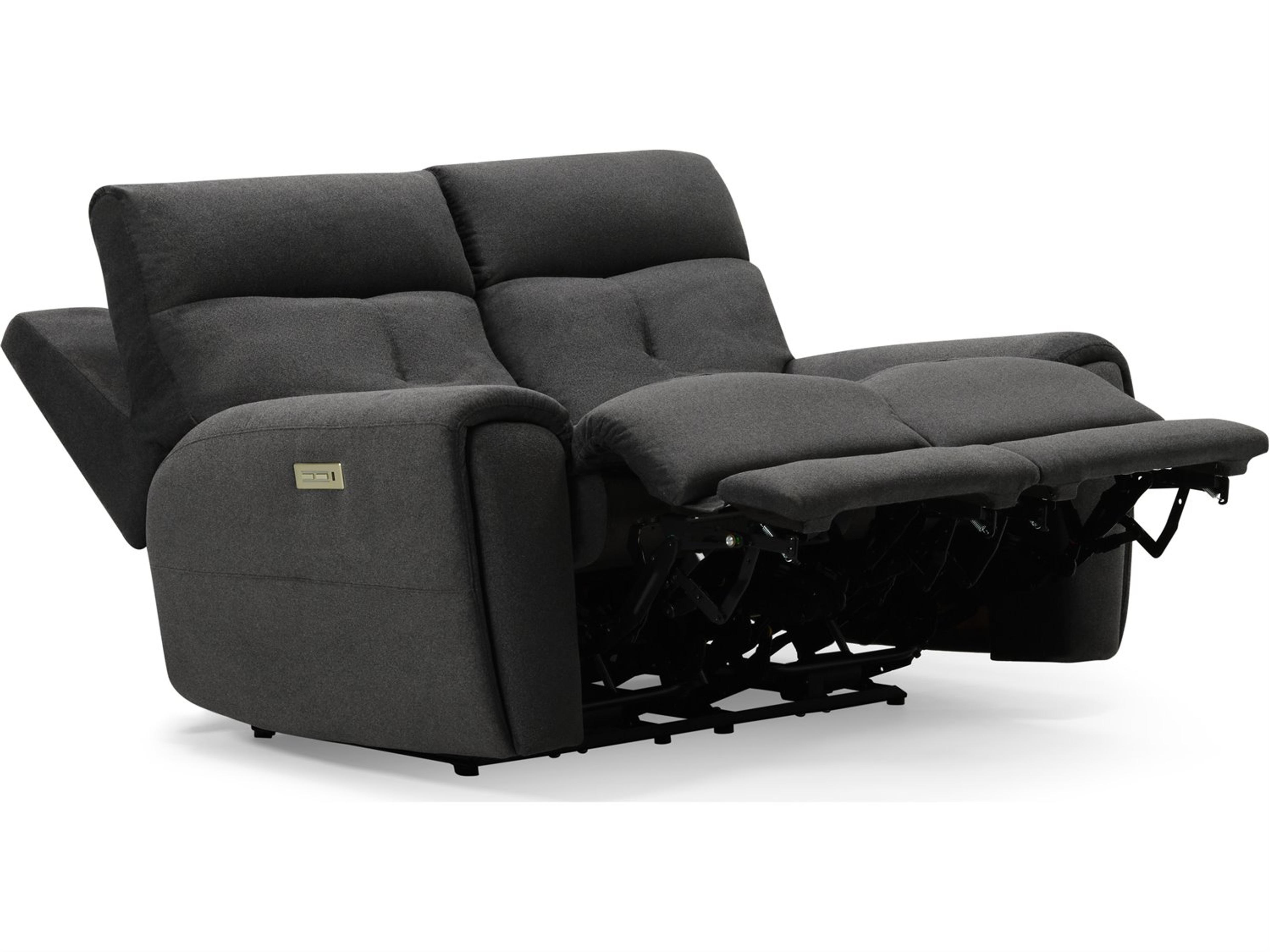 Palliser Aedon Leather Upholstery Loveseat Power Recliner with Power Headrest