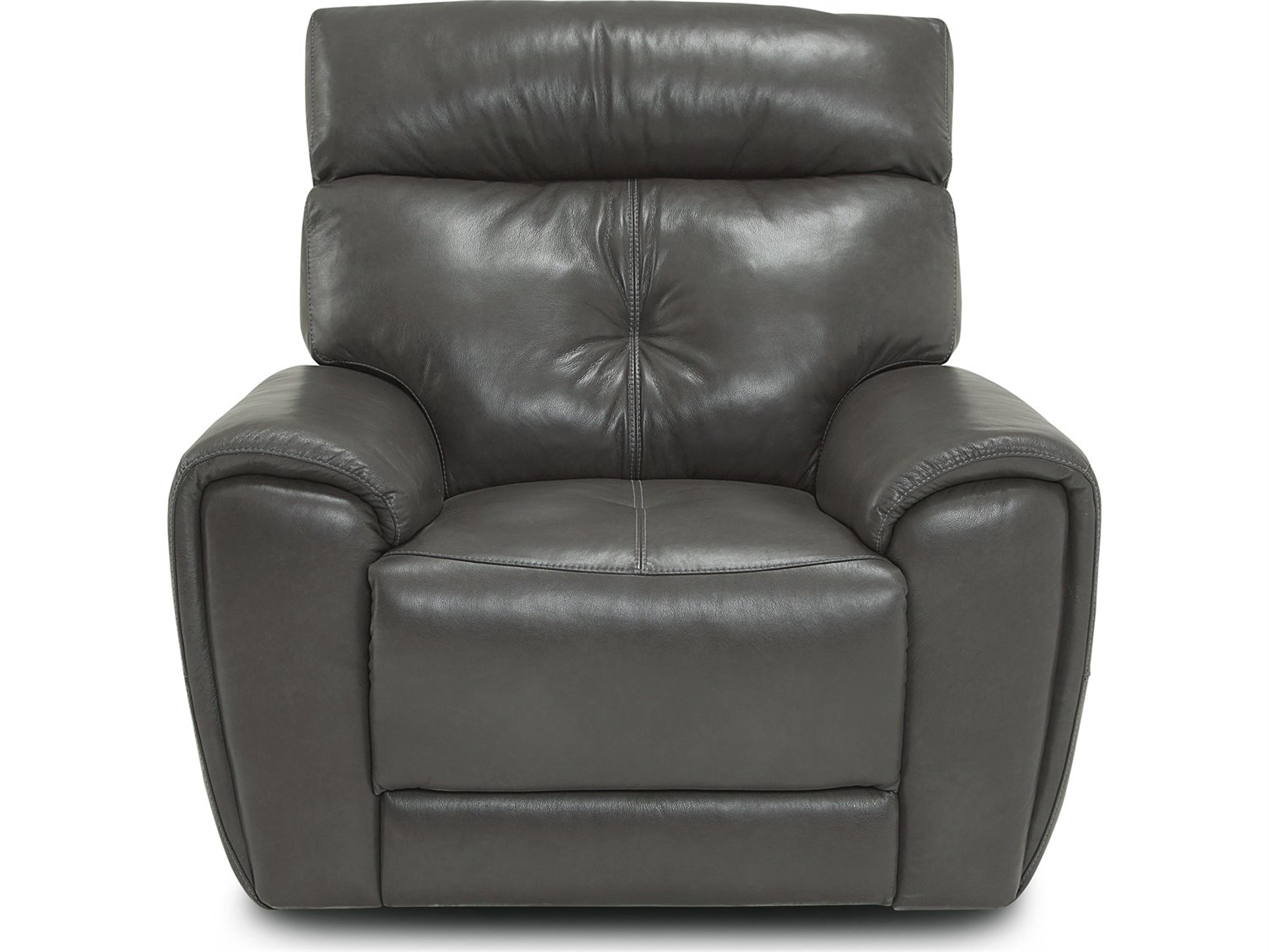 Palliser Aedon Leather Upholstery Power Recliner Wall Hugger with Headrest & Lumbar