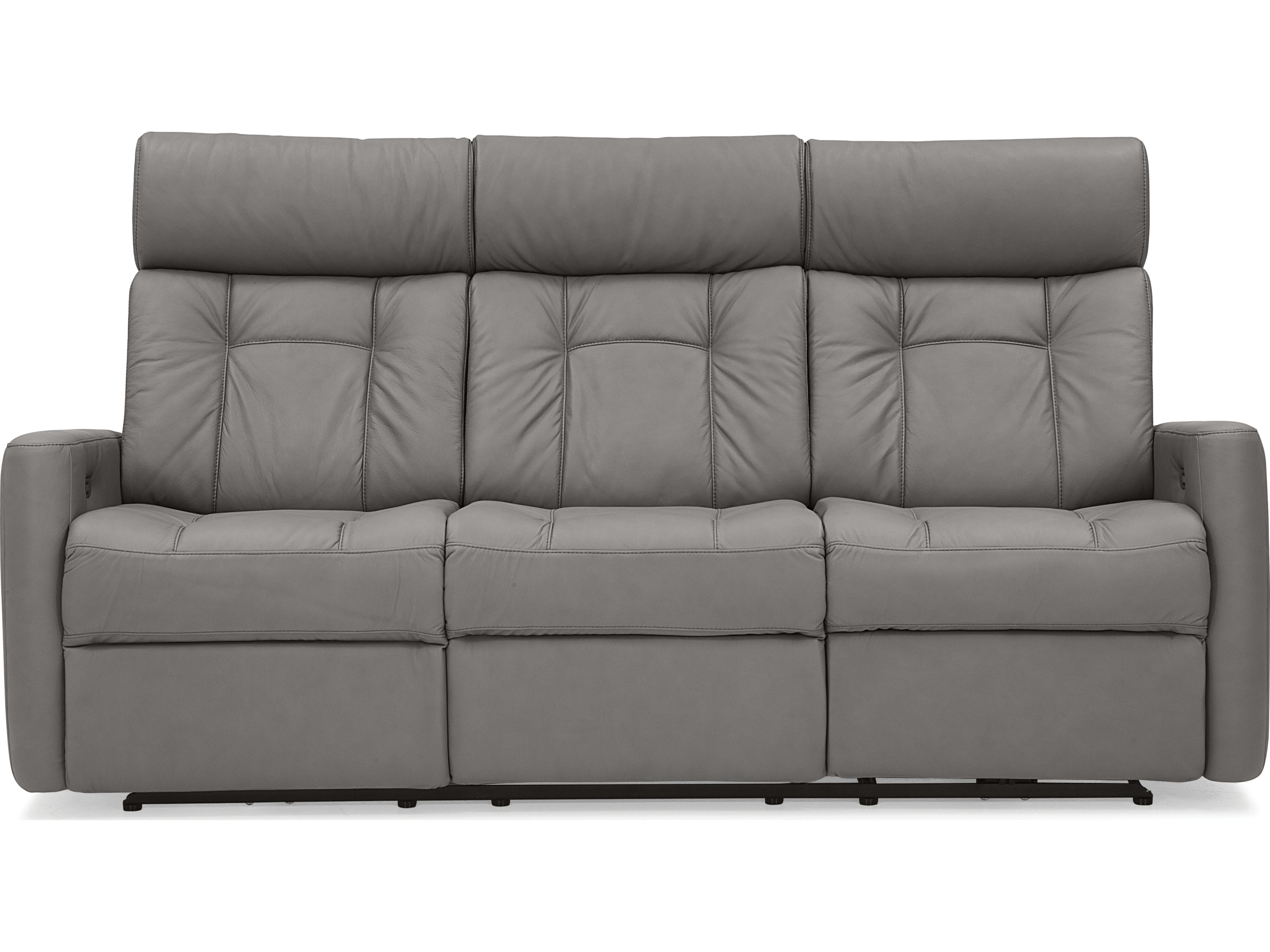Palliser West Coast II Leather Upholstery Sofa Power Recliner with Power Headrest