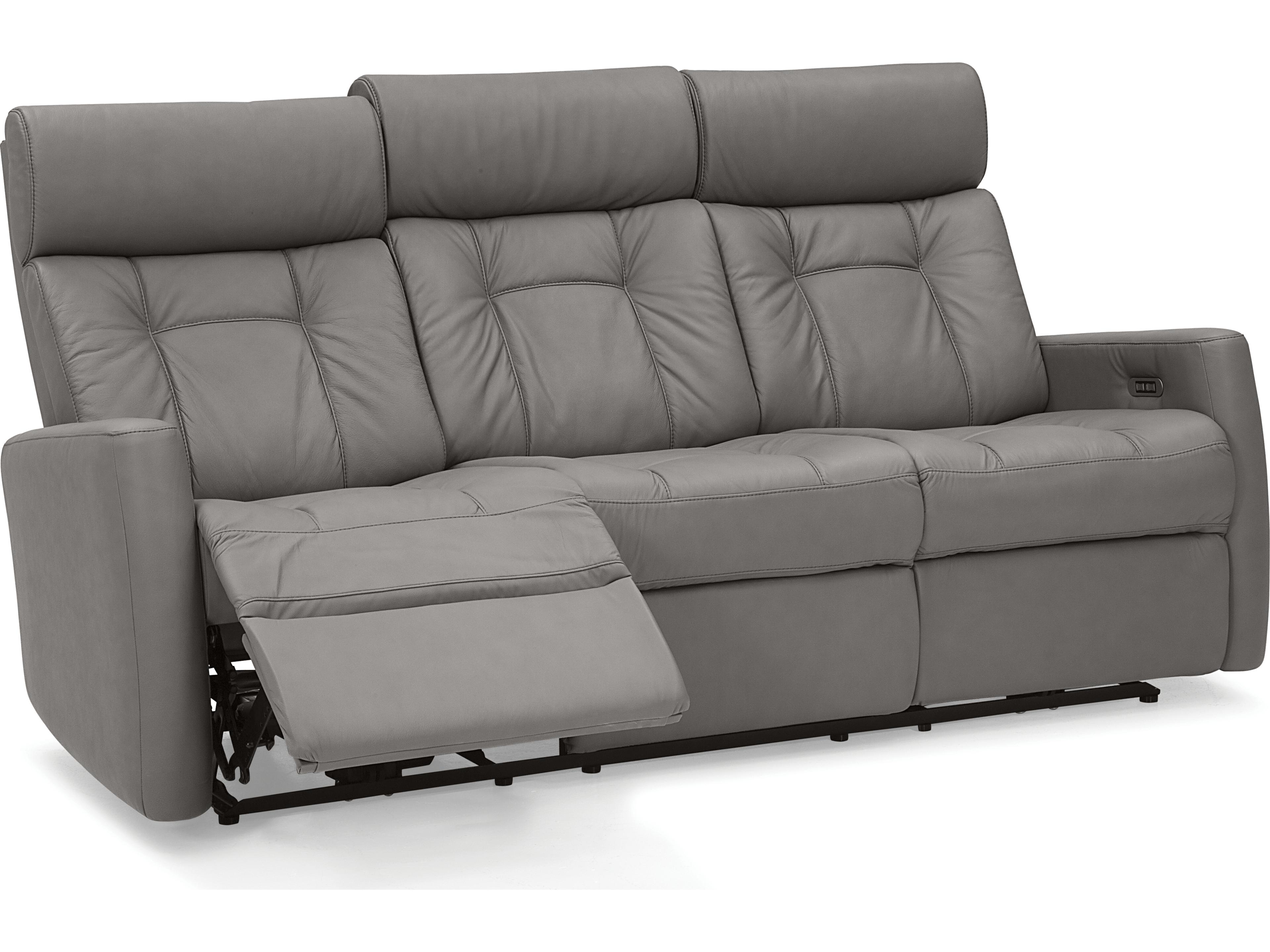 Palliser West Coast II Leather Upholstery Sofa Power Recliner with Power Headrest