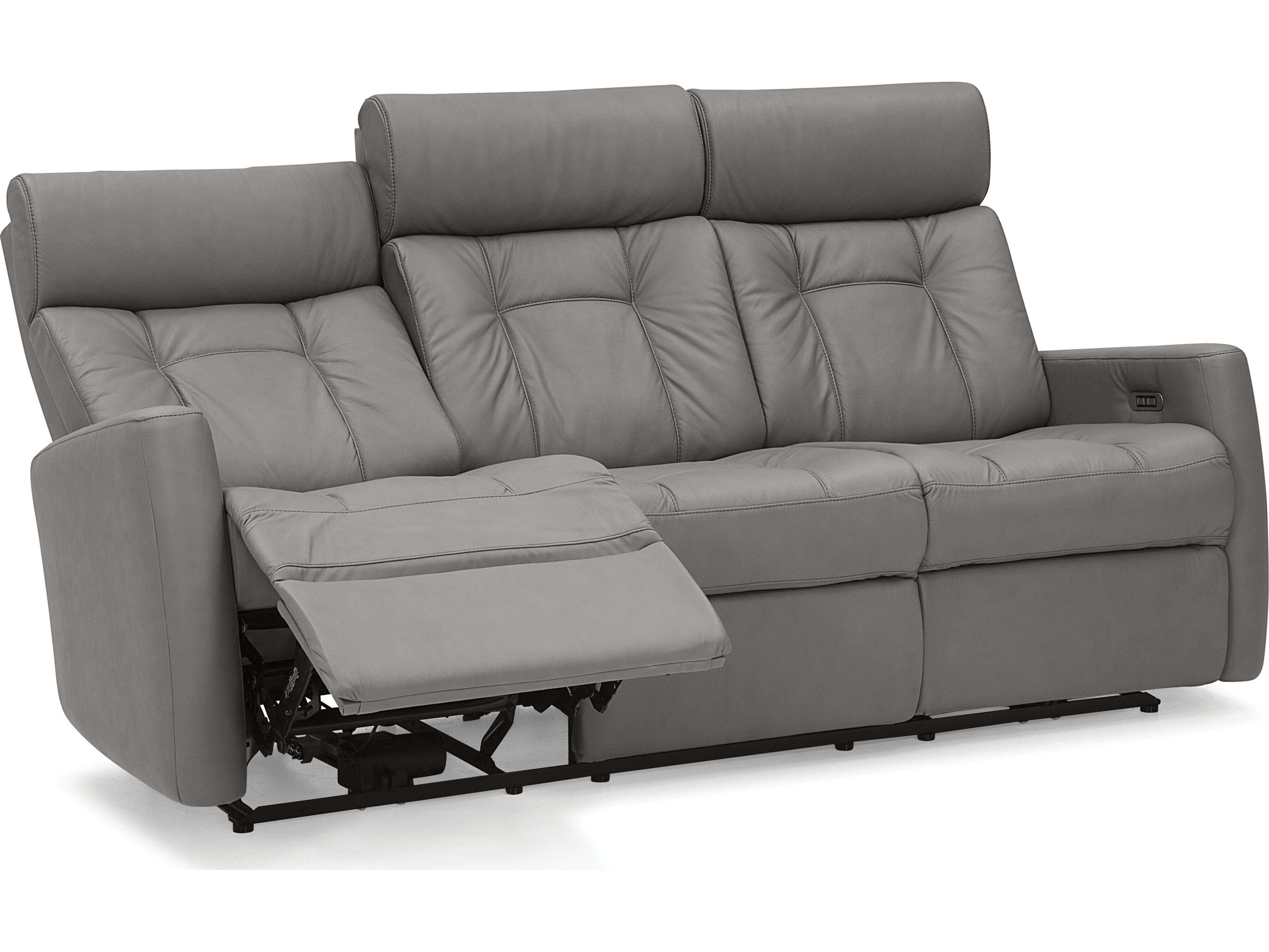Palliser West Coast II Leather Upholstery Sofa Power Recliner with Power Headrest