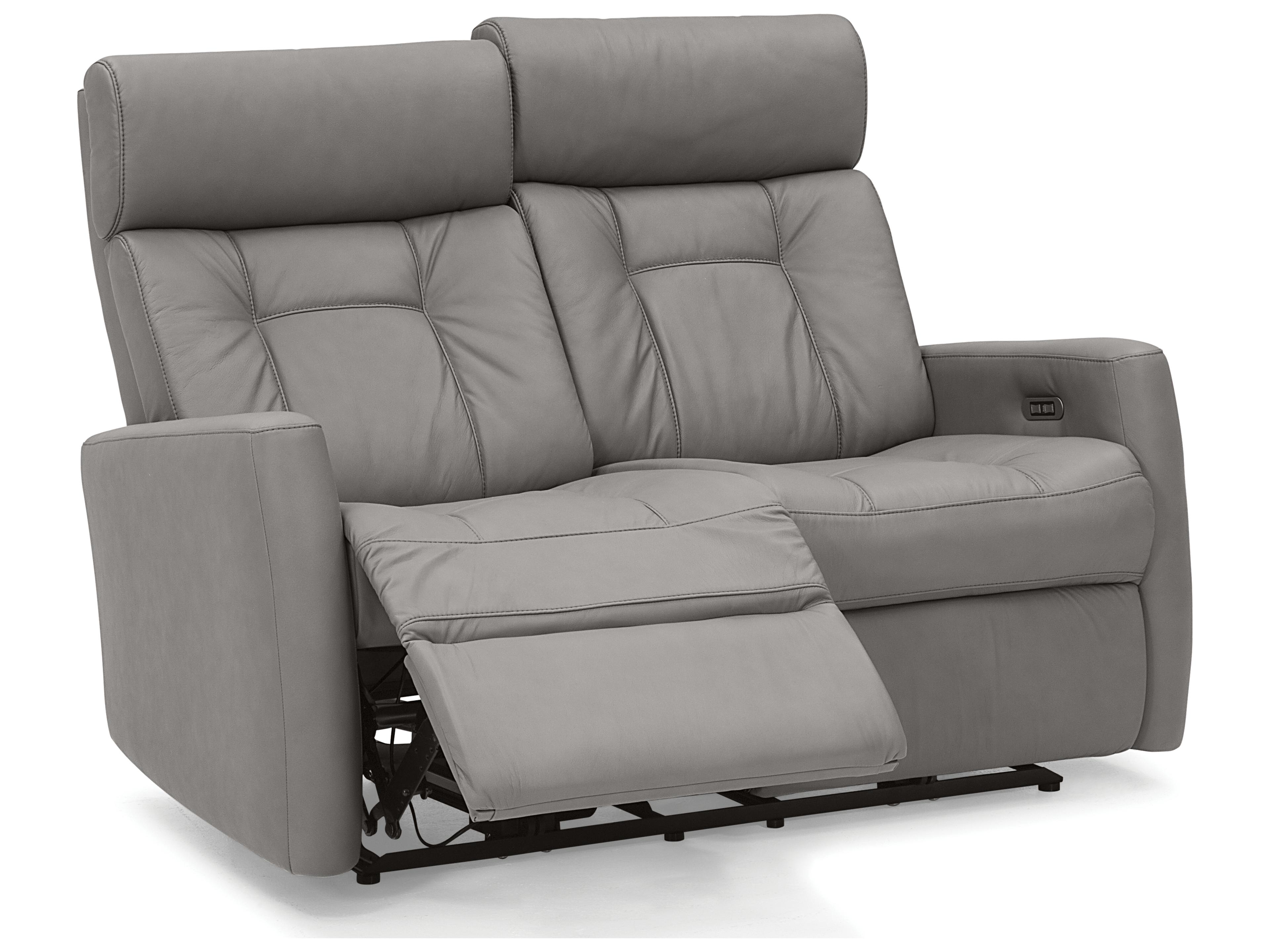 Palliser West Coast II Leather Upholstery Lover Power Recliner with Power Headrest