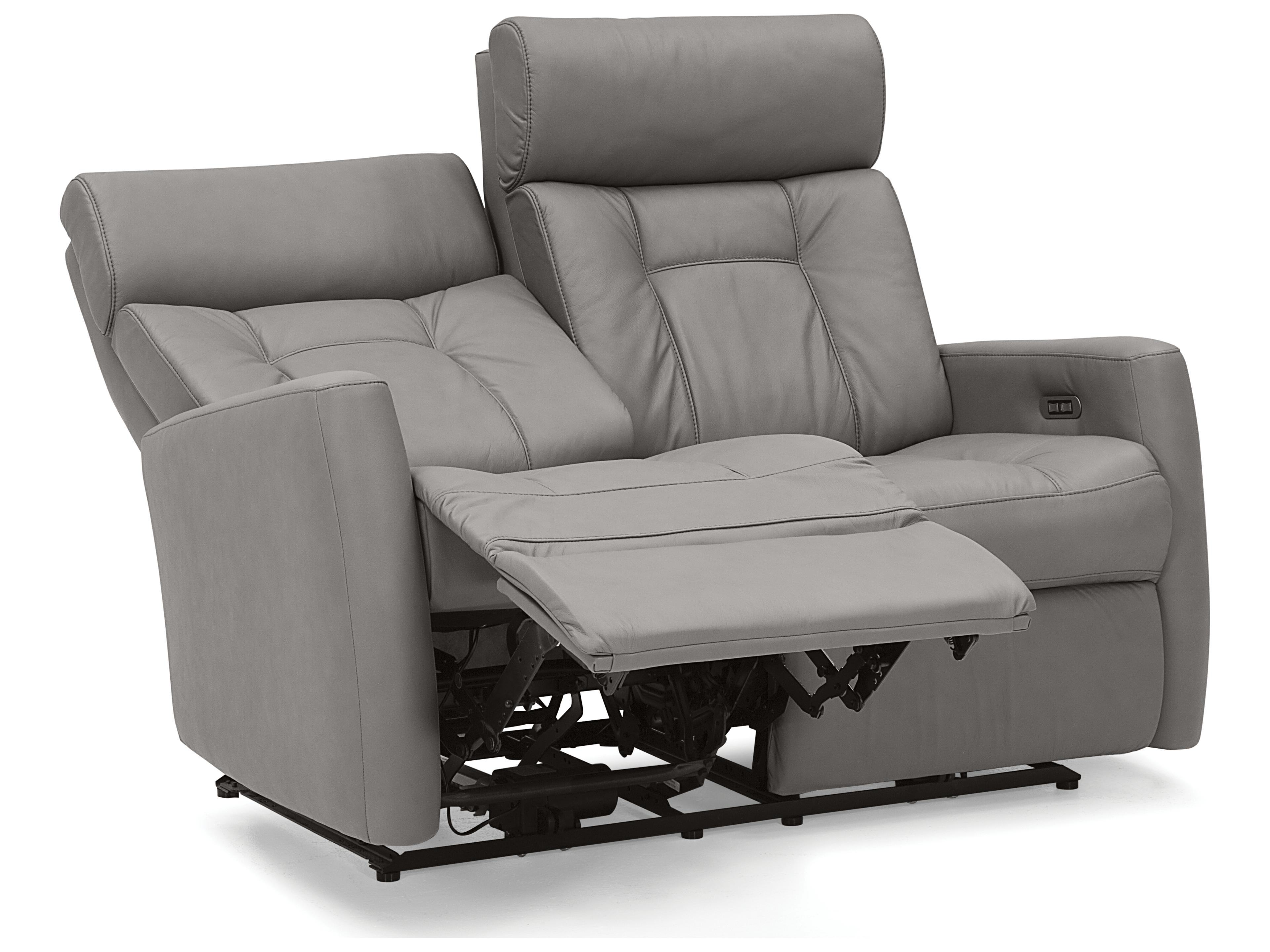 Palliser West Coast II Leather Upholstery Lover Power Recliner with Power Headrest