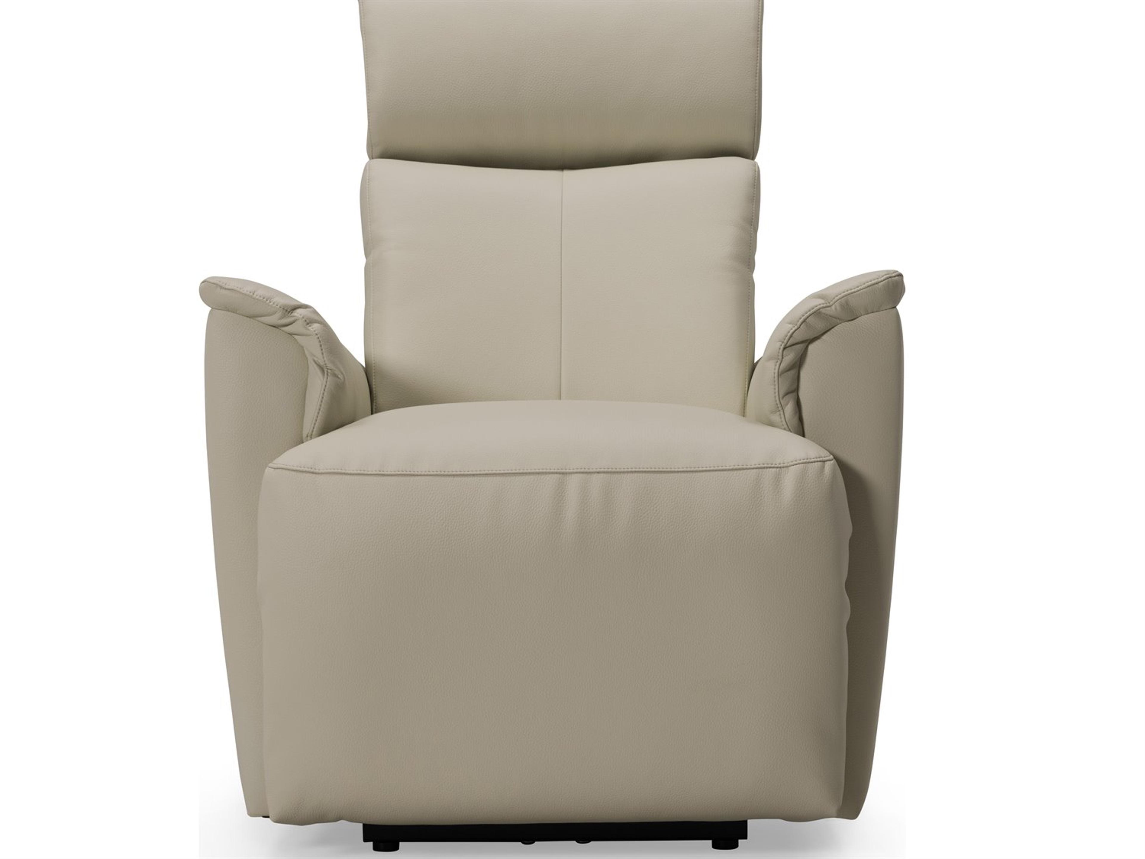 Palliser Chalet Leather Upholstery Wall Hugger Power Recliner with Power Headrest and Power Lumbar