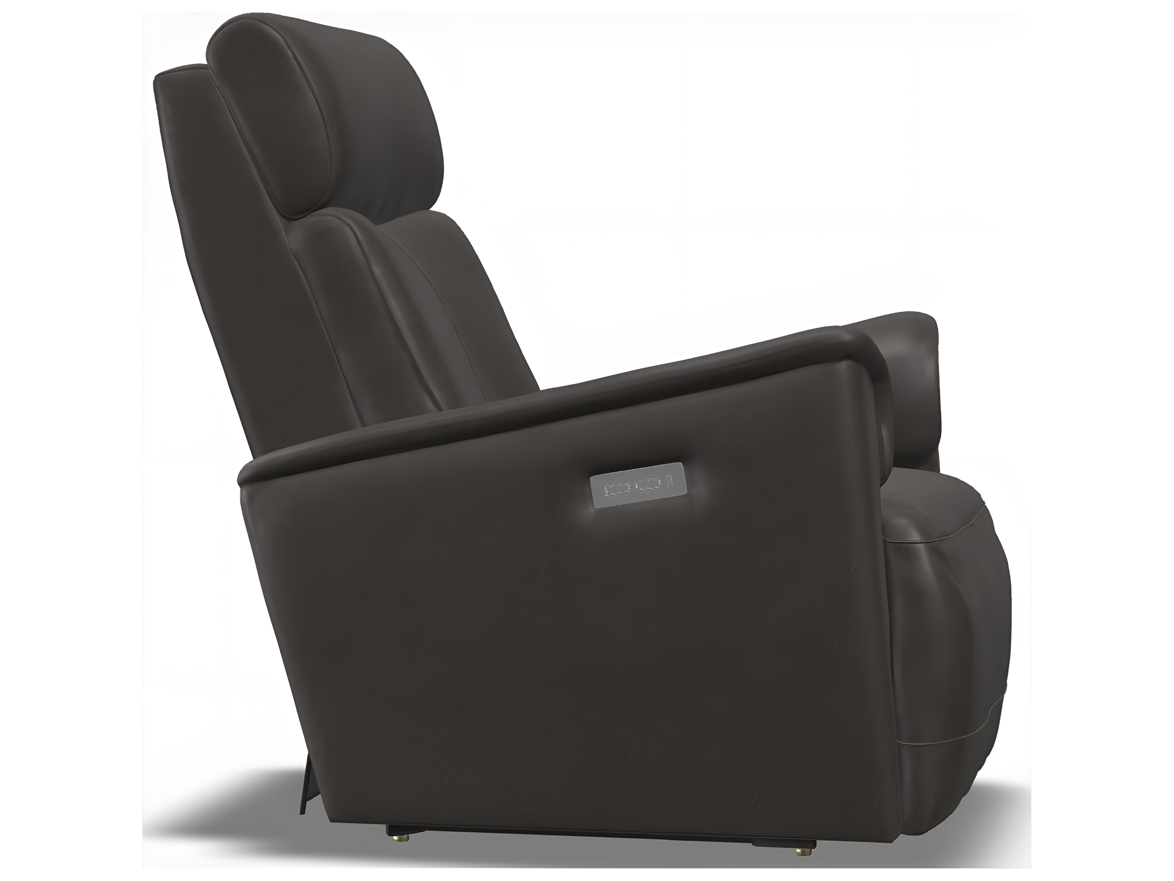 Palliser Chalet II Leather Upholstery Power Recliner Wall Hugger with Power Headrest
