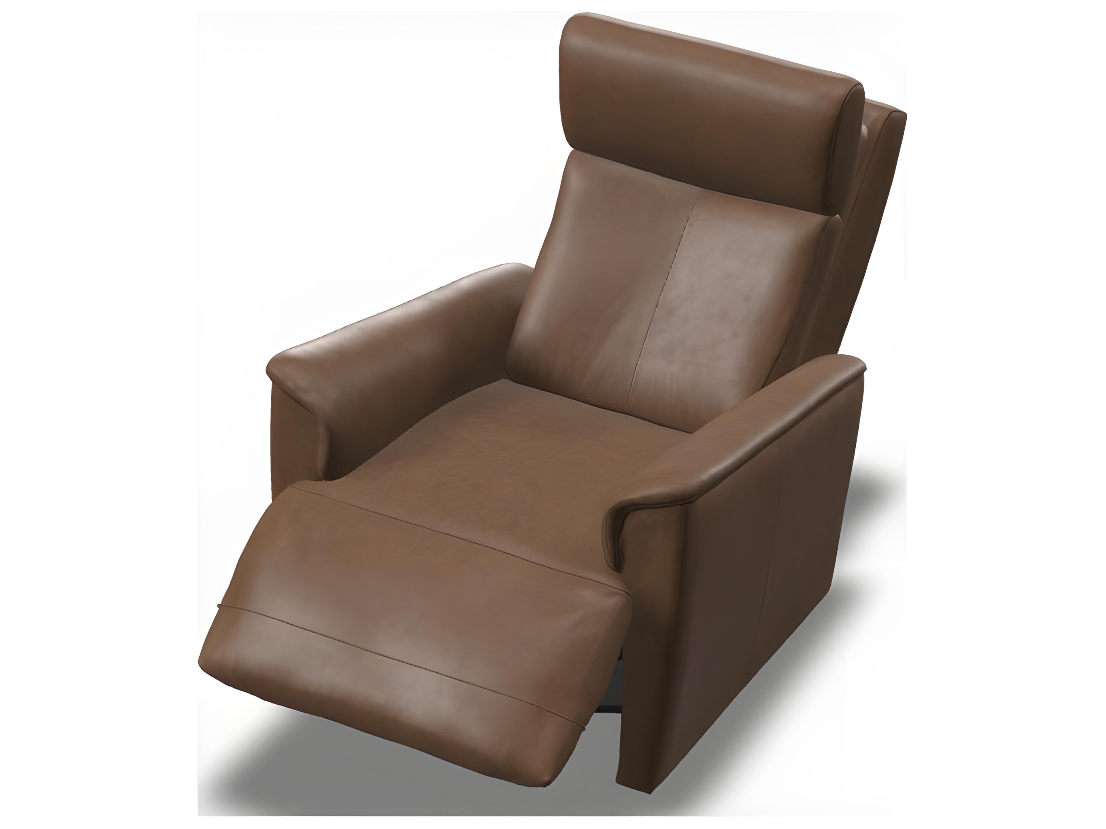 Palliser Chalet II Leather Upholstery Swivel Glider Power Recliner with Power Headrest