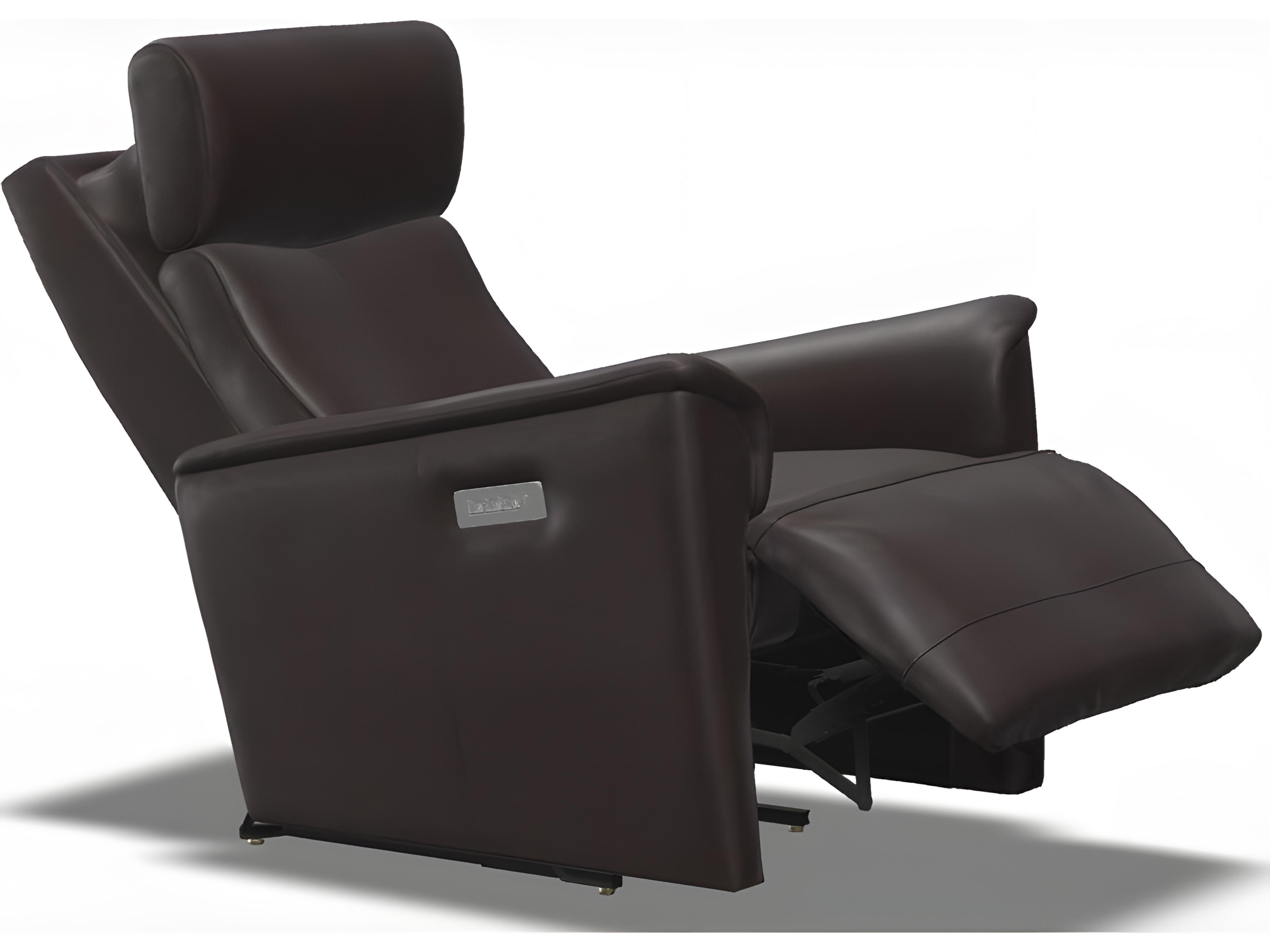 Palliser Chalet II Leather Upholstery Power Recliner Wall Hugger with Power Headrest & Lumbar