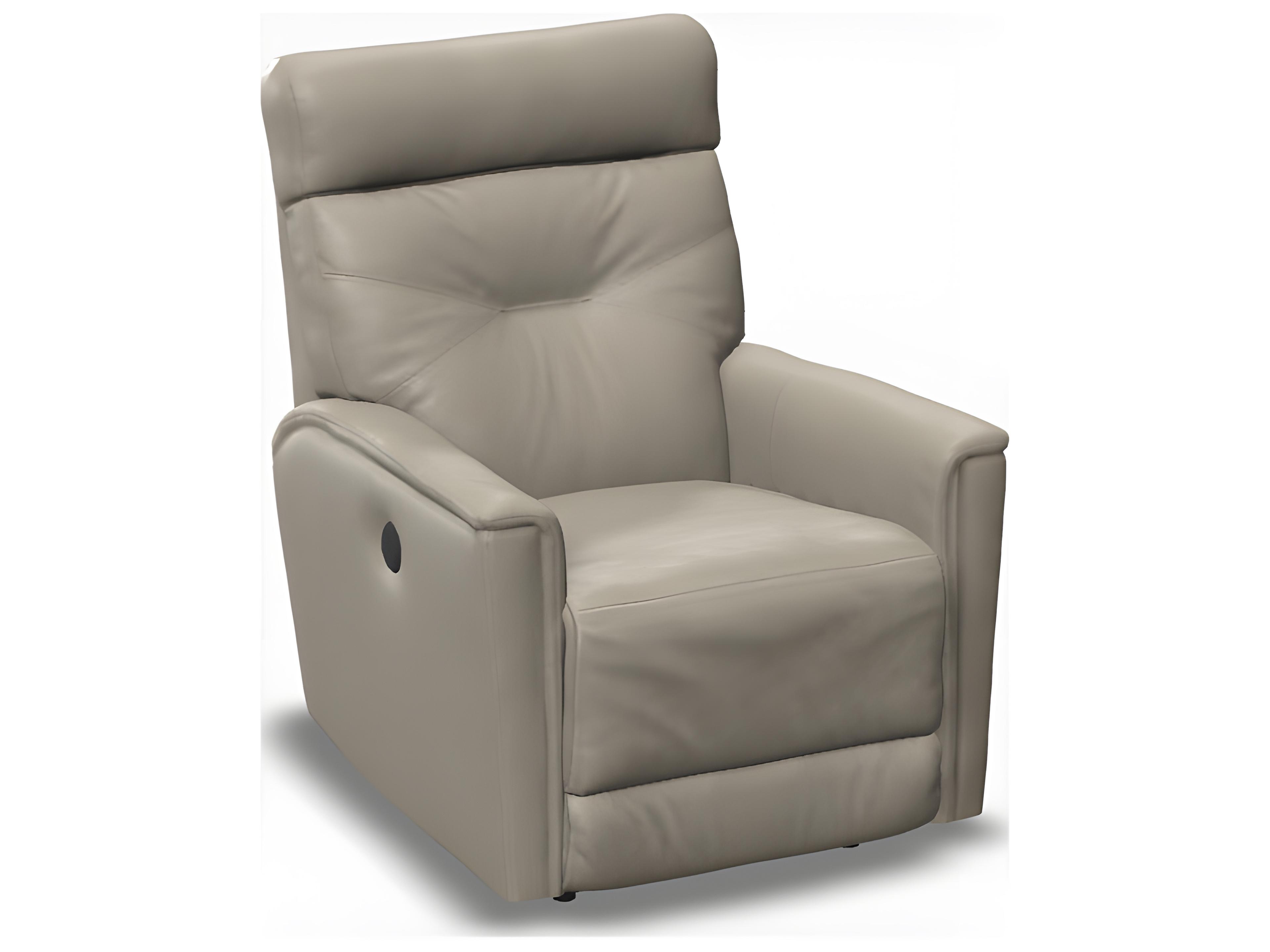 Denali Leather Upholstery Power Recliner Wall Hugger
