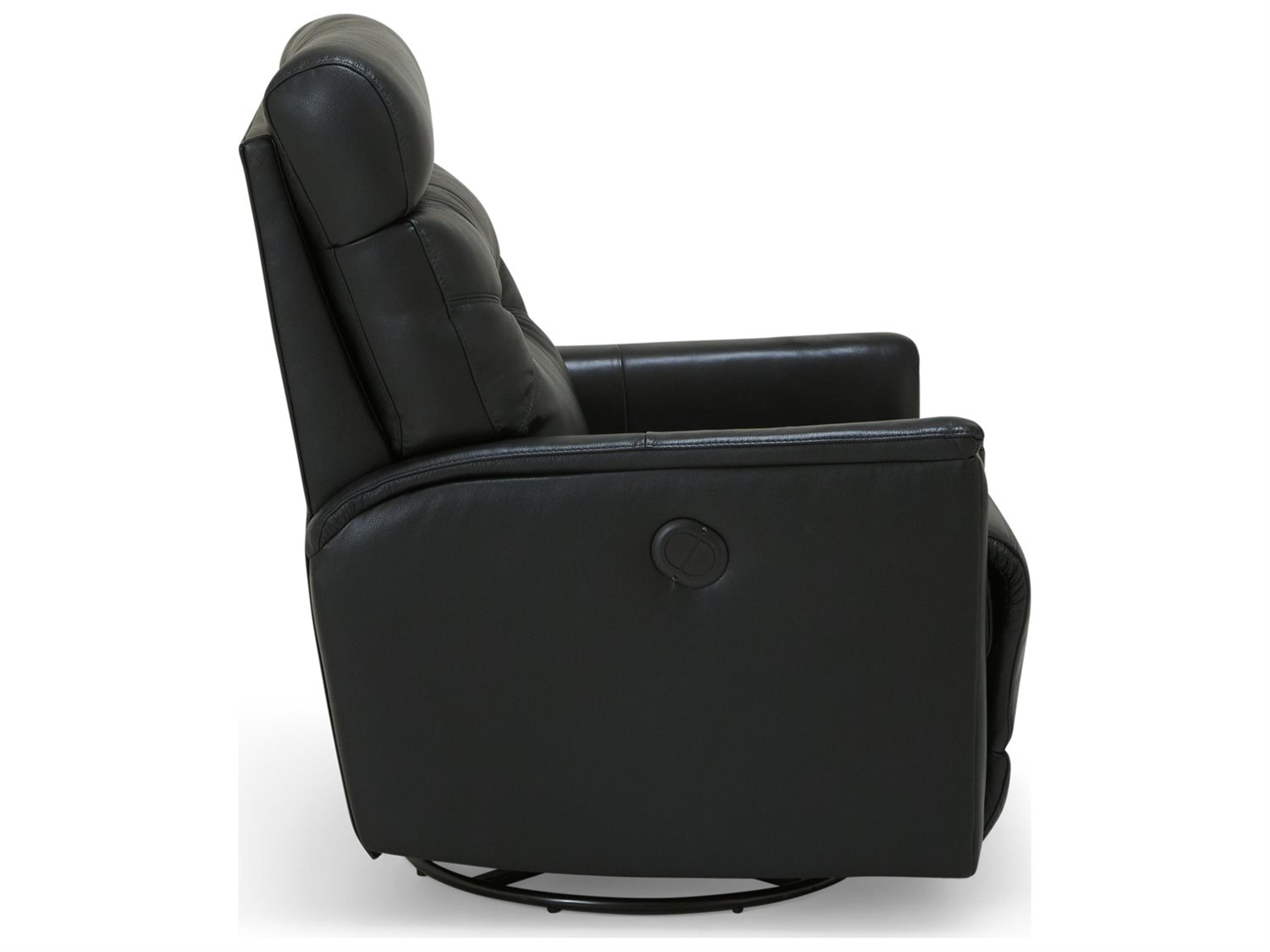 Palliser Denali Leather Upholstery Swivel Glider Power Recliner