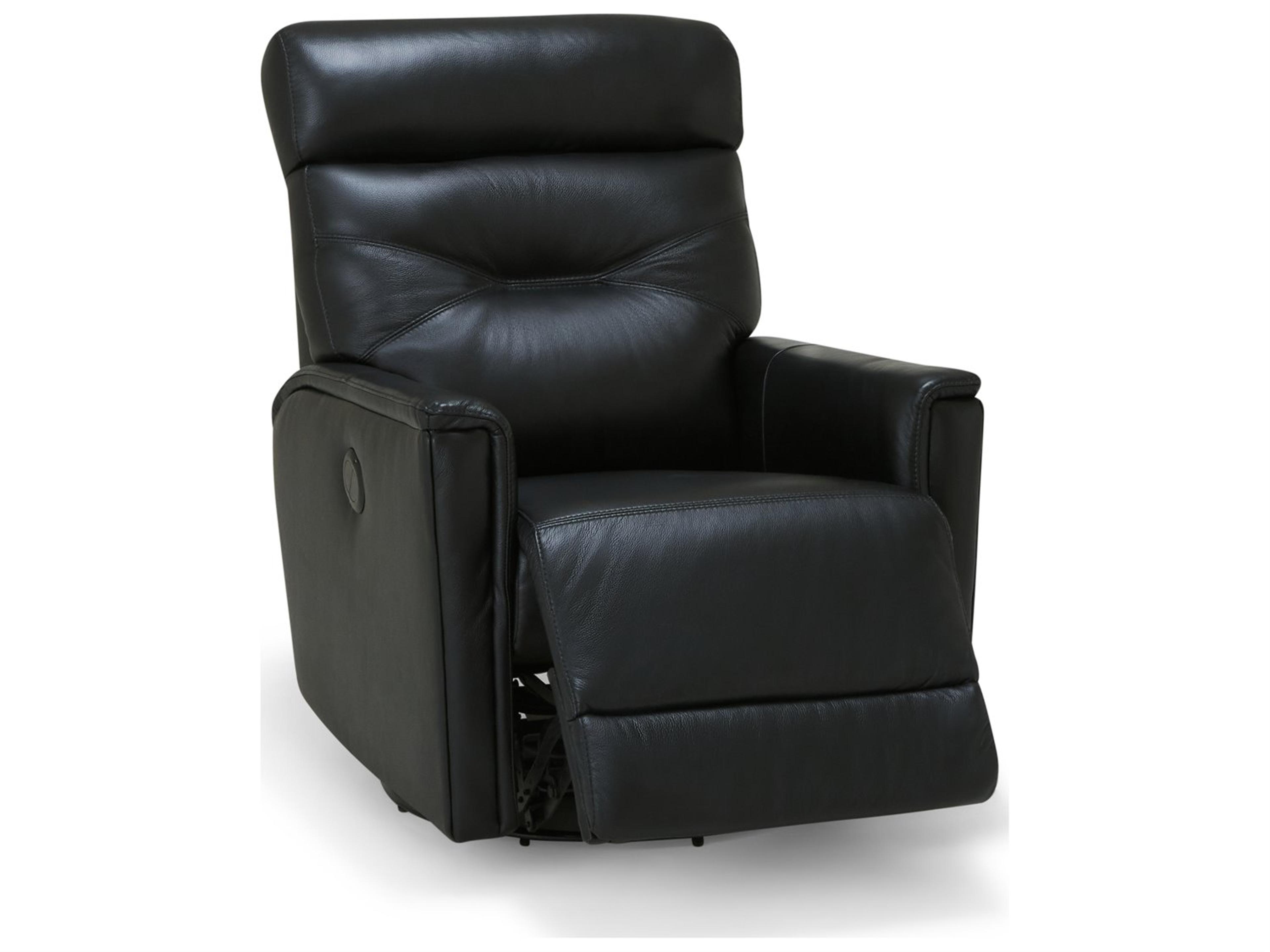 Palliser Denali Leather Upholstery Swivel Glider Power Recliner
