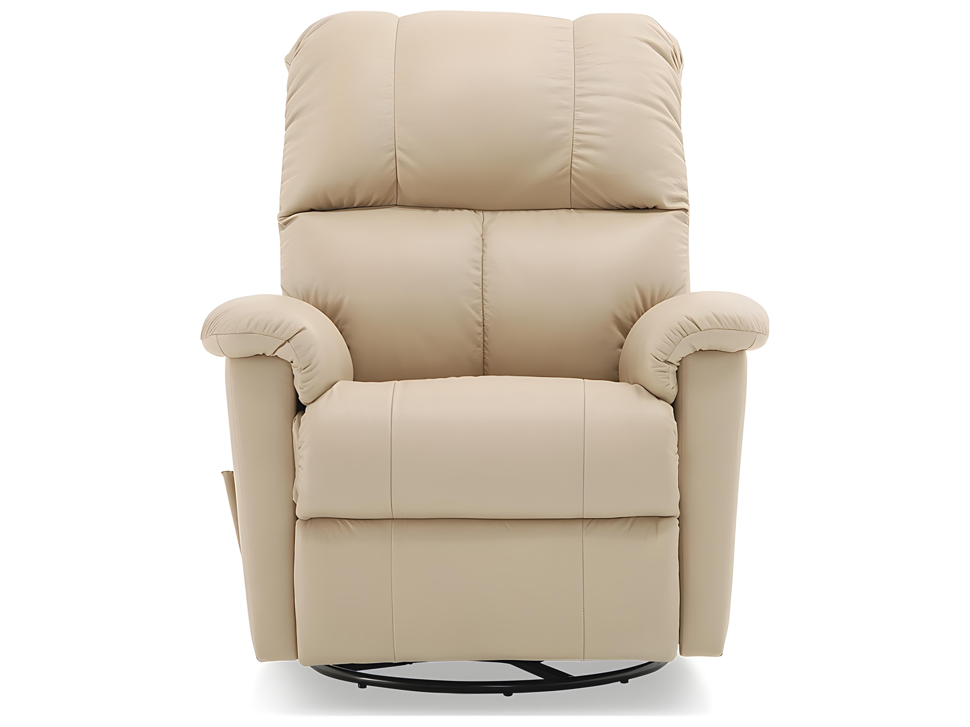 Palliser Gilmore Leather Upholstery HTS Swivel Glider Power Recliner with Power Headrest