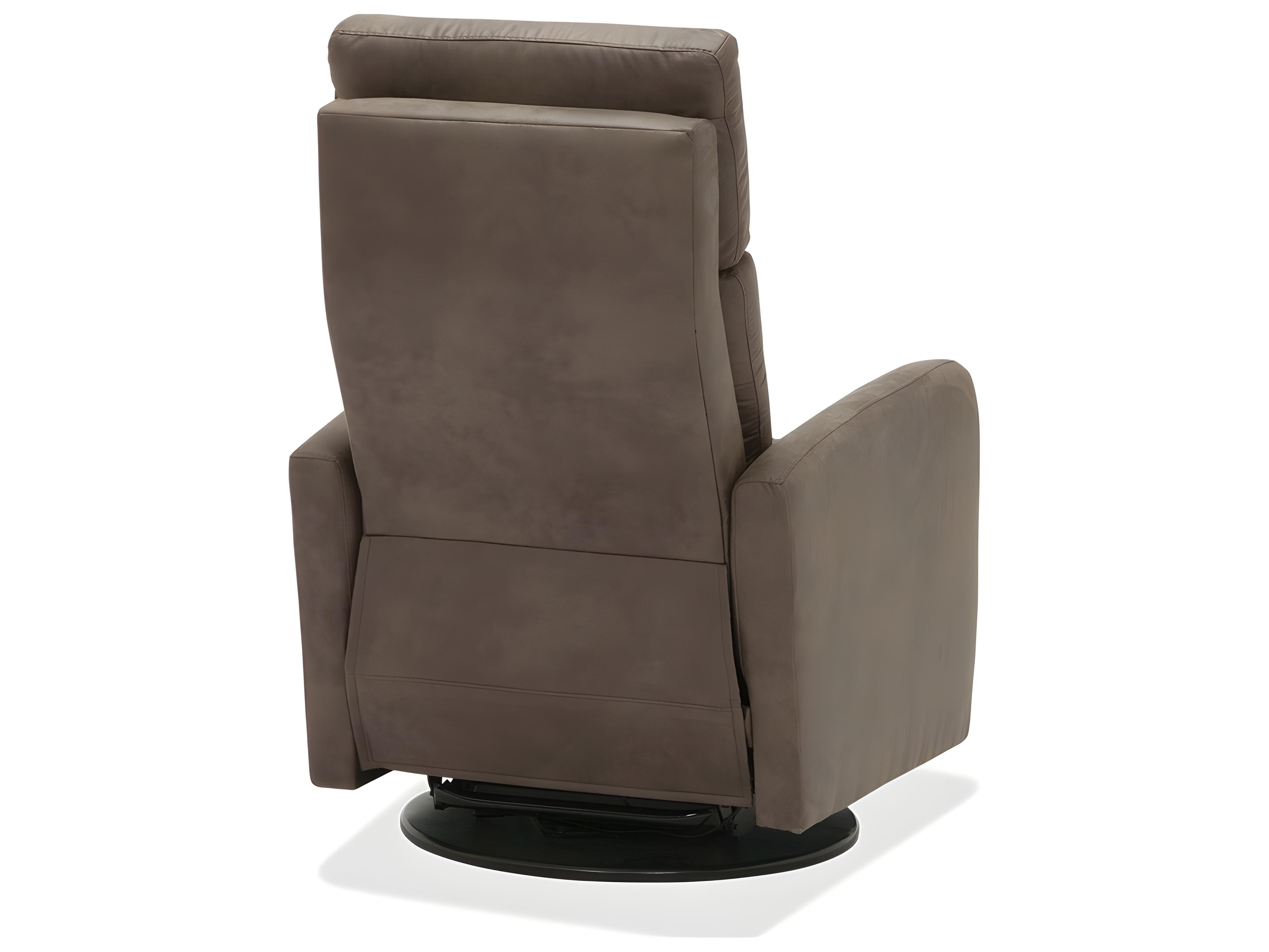 Palliser Sorrento Leather Upholstery HTS Swivel Glider Power Recliner with Power Headrest