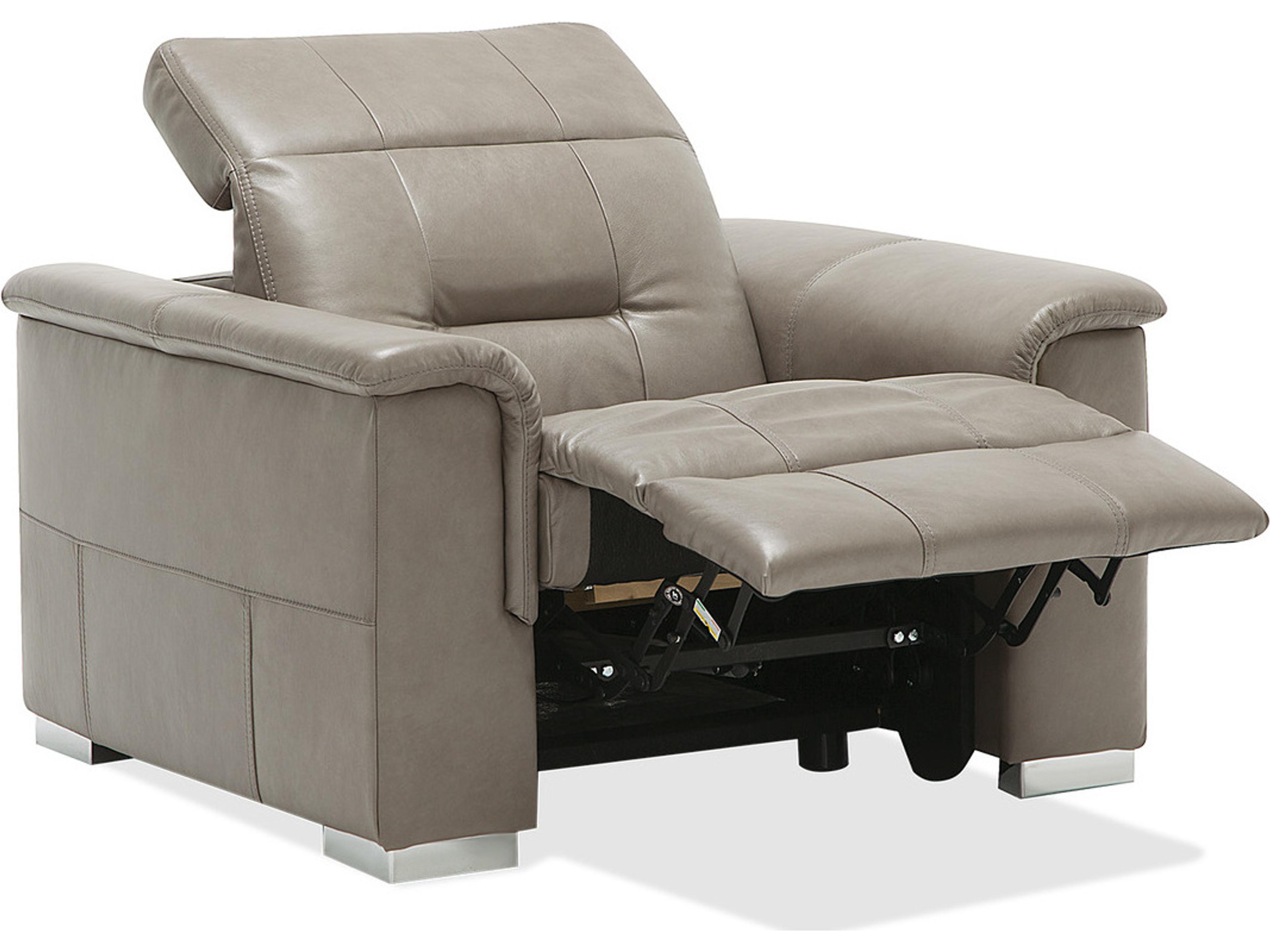 Palliser Keoni Leather Upholstery Power Recliner Wall Hugger with Power Headrest