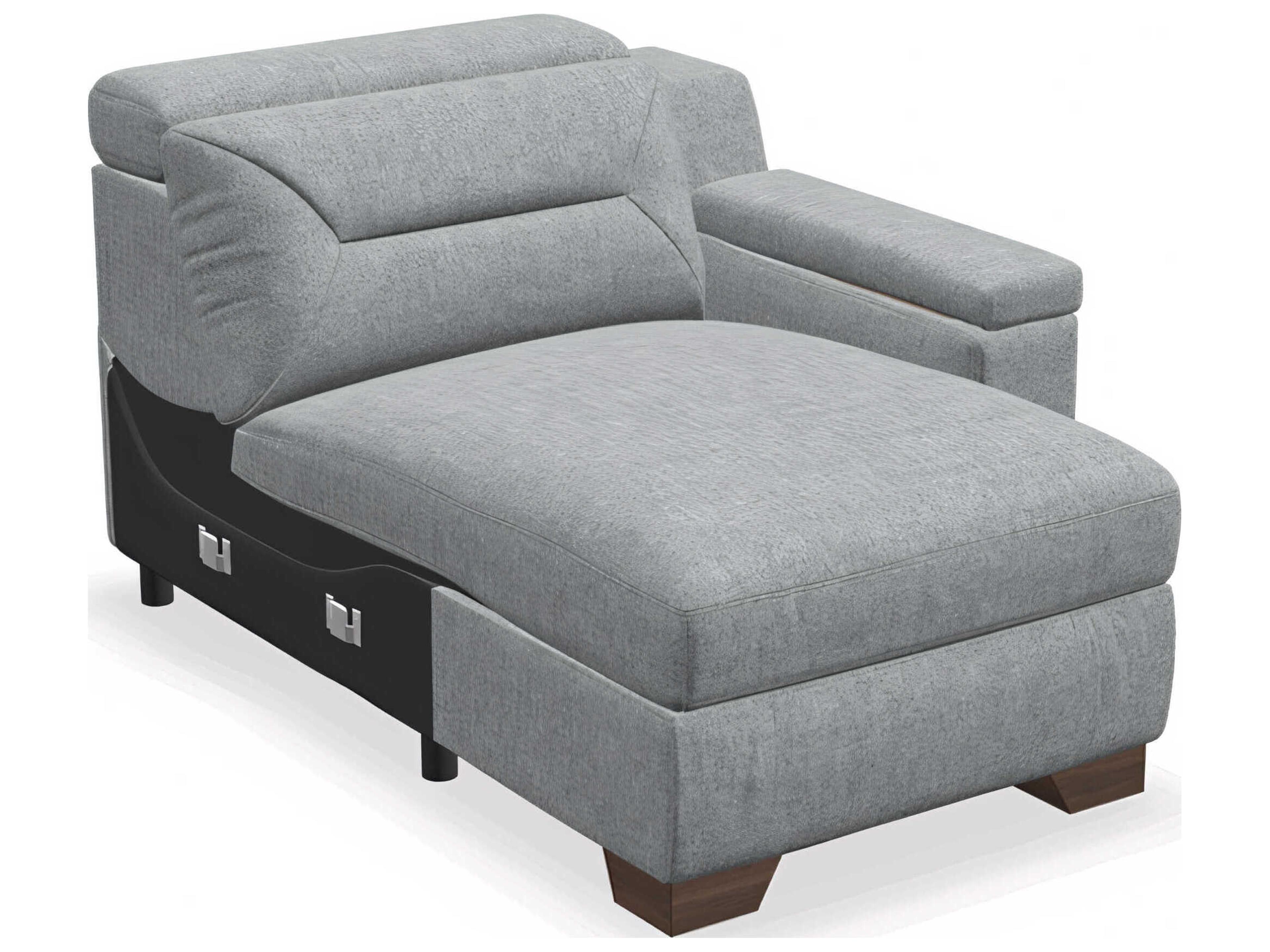 Apex RHF Power Reclining Chaise with Power Headrest