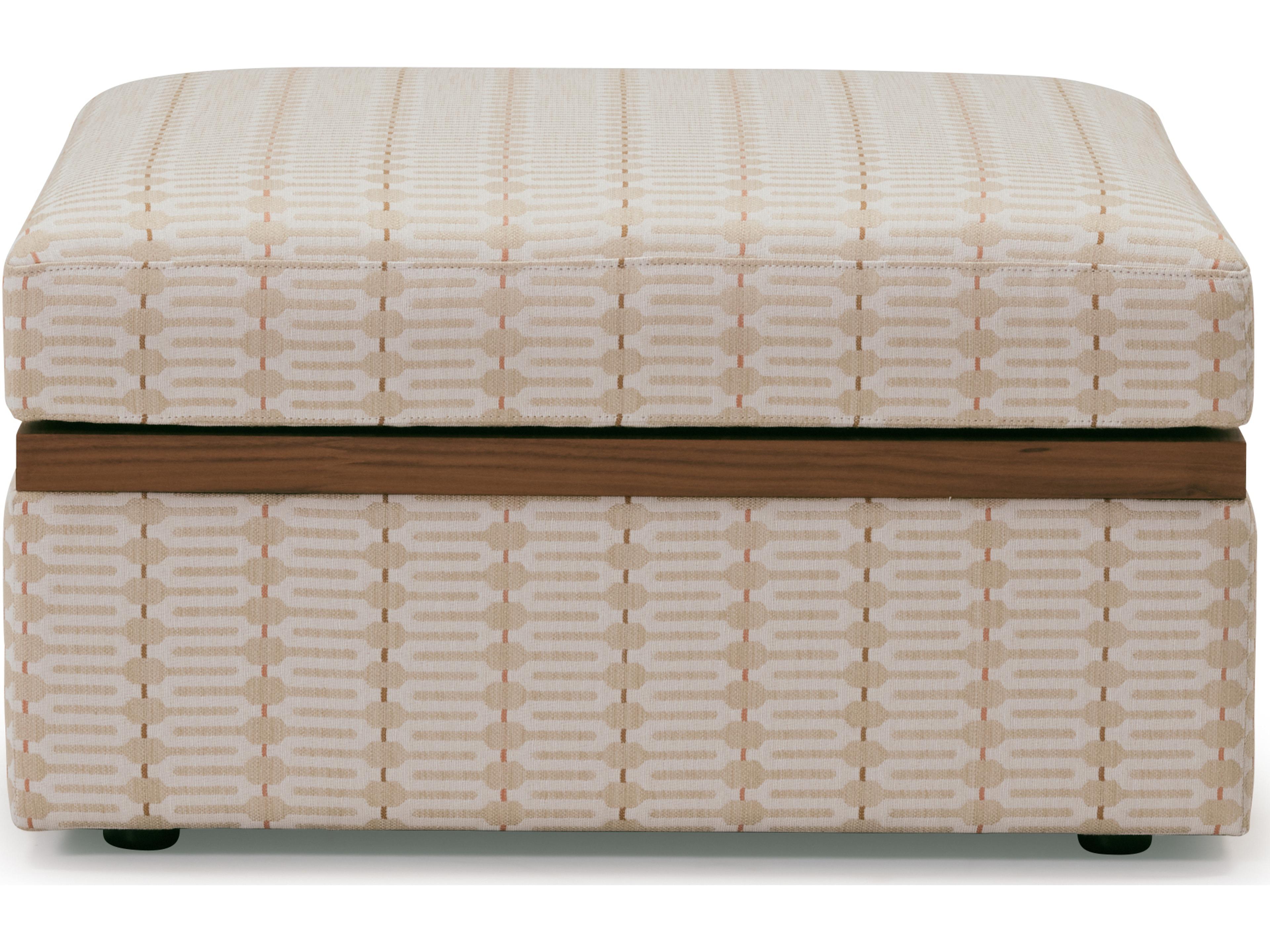 Palliser Apex Leather Upholstery Swivel Top Ottoman