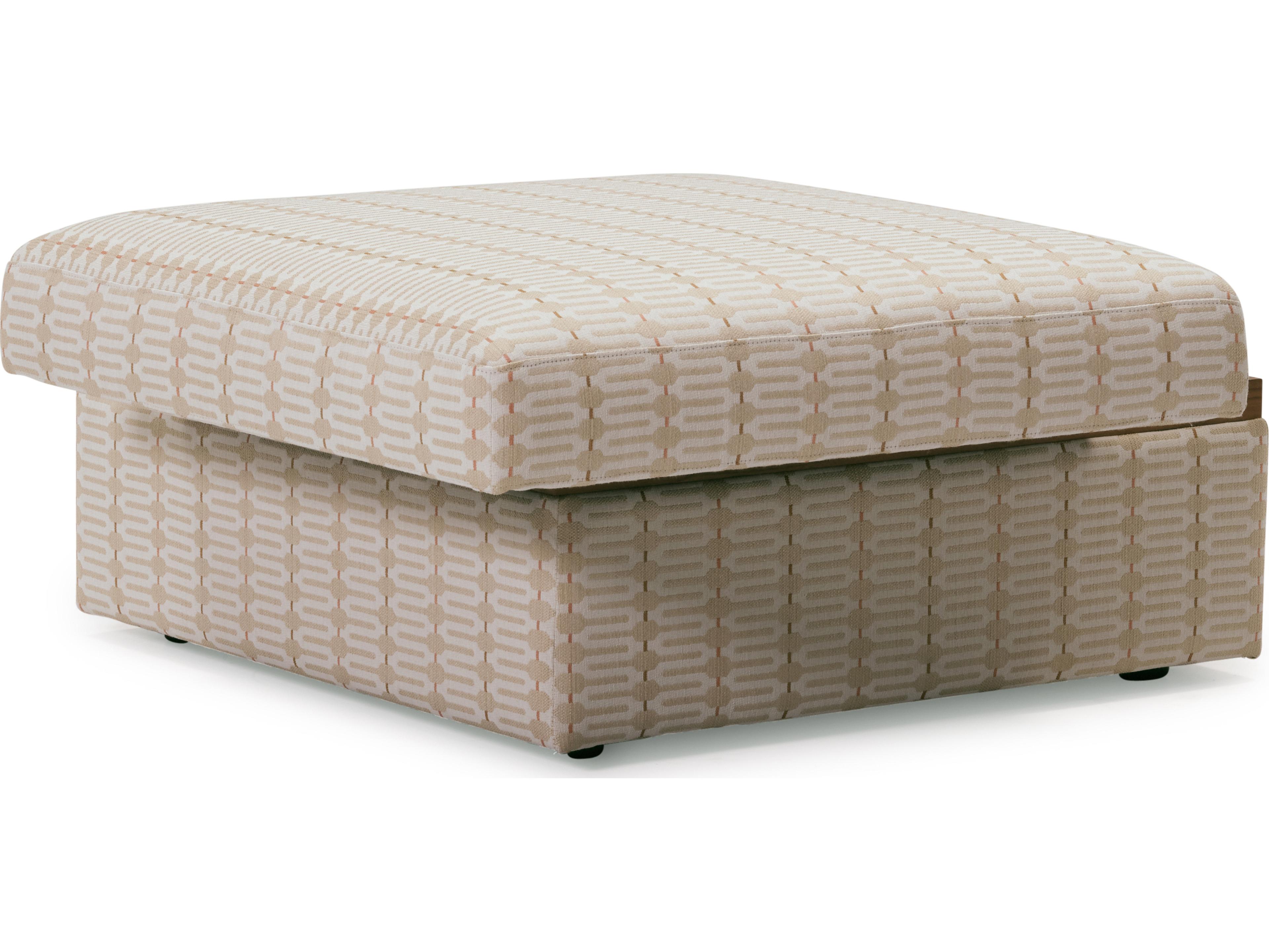 Palliser Apex Leather Upholstery Swivel Top Ottoman