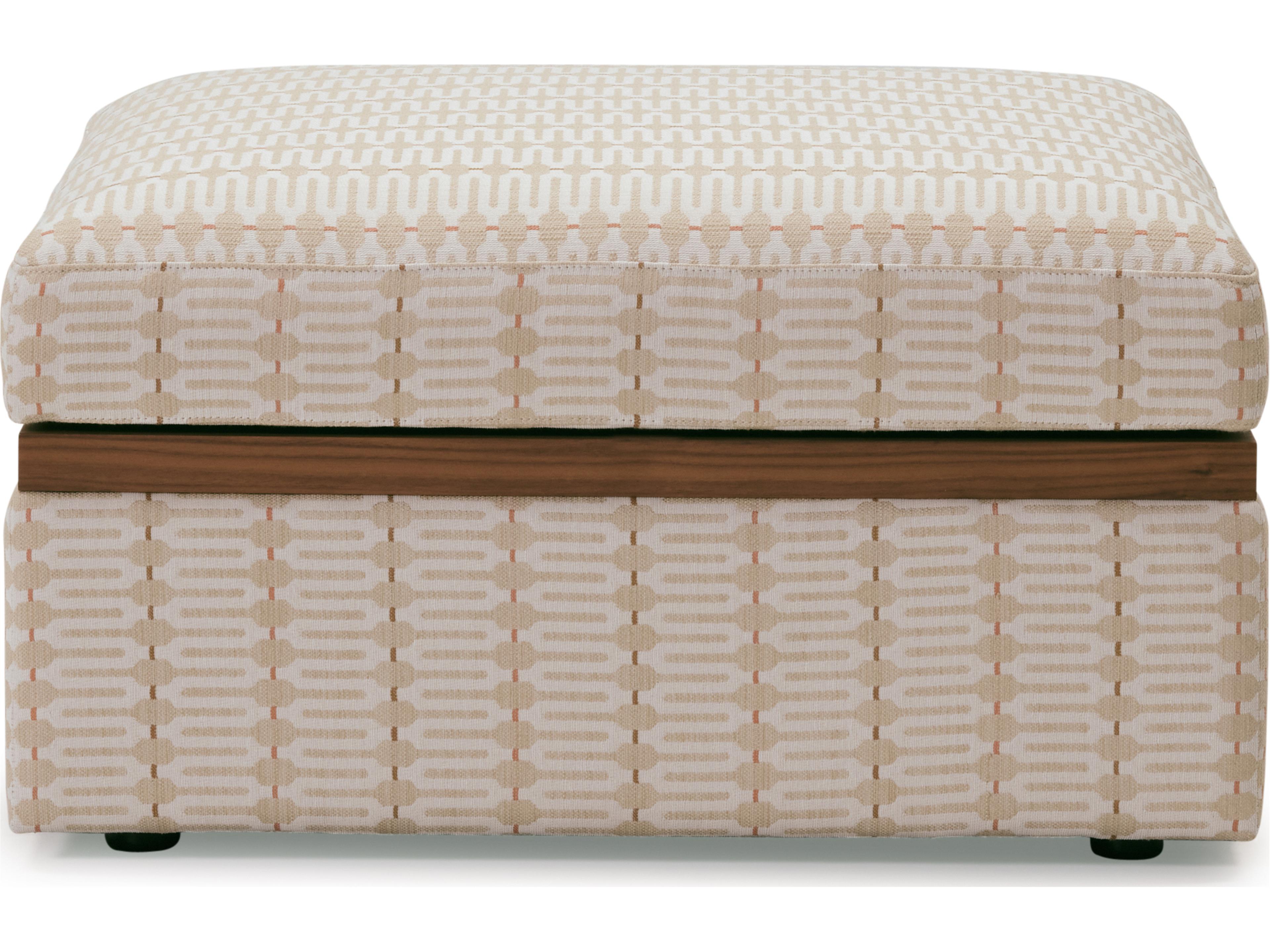 Palliser Apex Leather Upholstery Swivel Top Ottoman