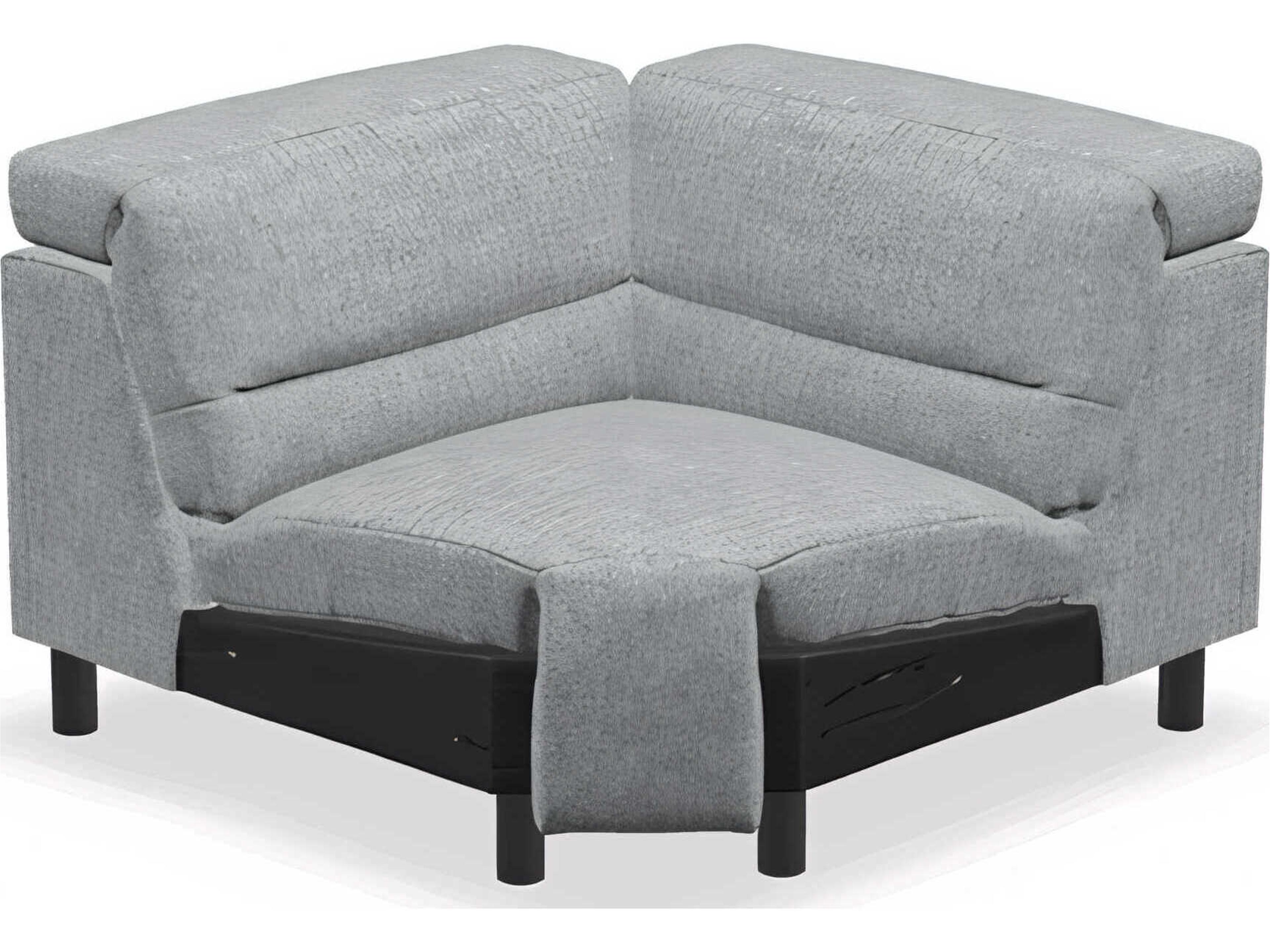 Armina Square Corner Chair with Moveable Headrest