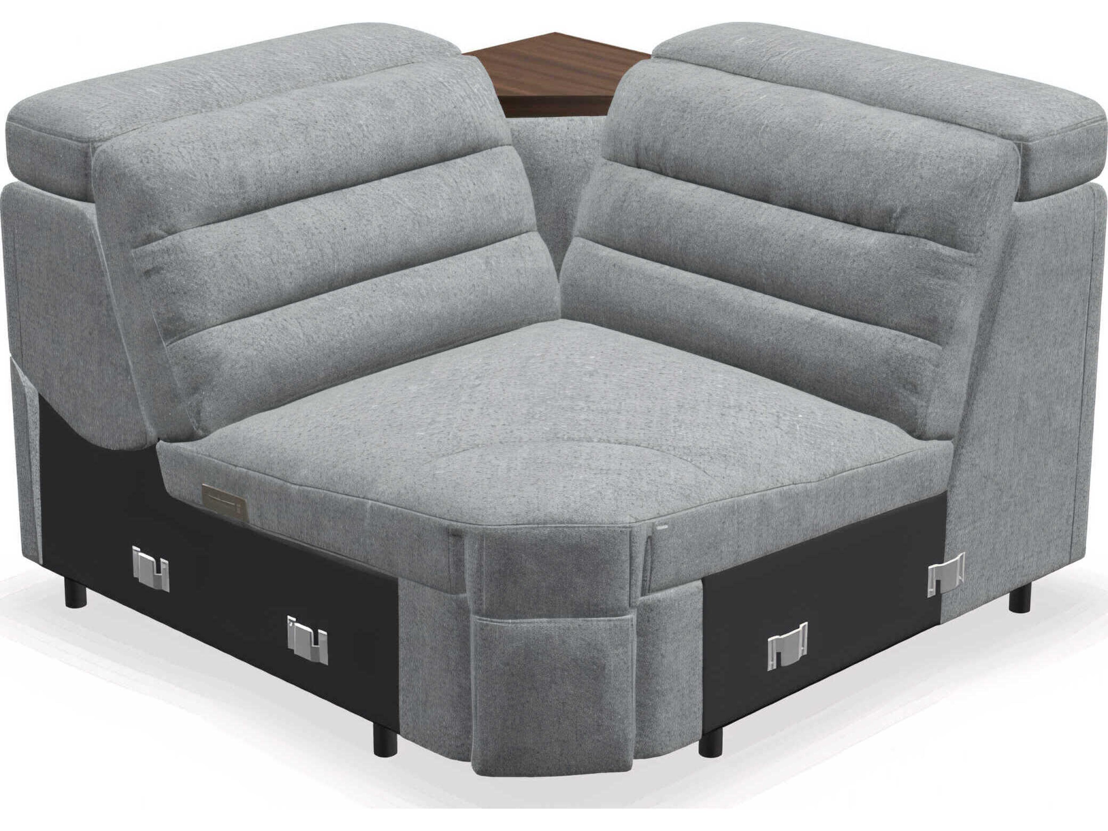 Lotus Square Corner Chair with LHF Power Reclining Back