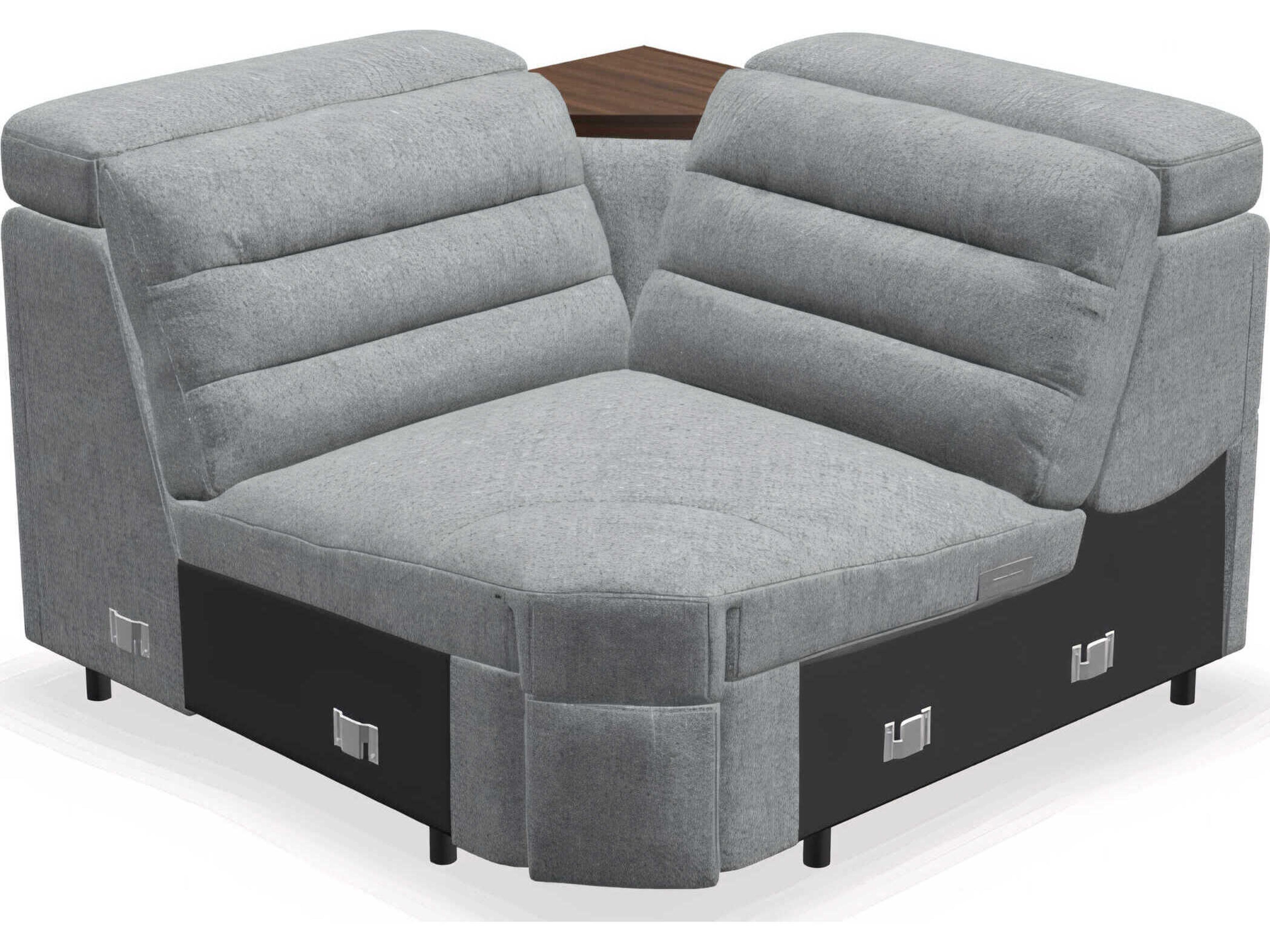 Lotus Square Corner Chair with RHF Power Reclining Back