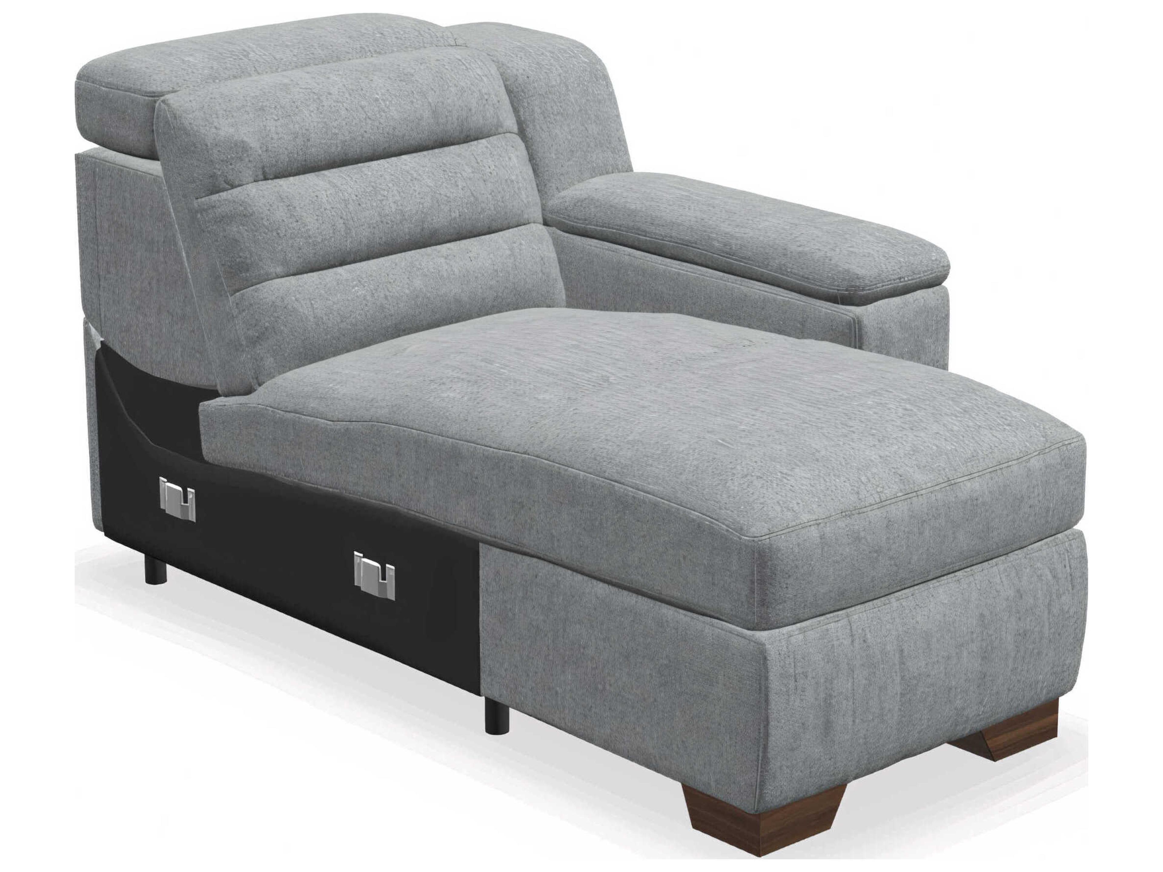 Lotus RHF Power Reclining Chaise with Power Headrest