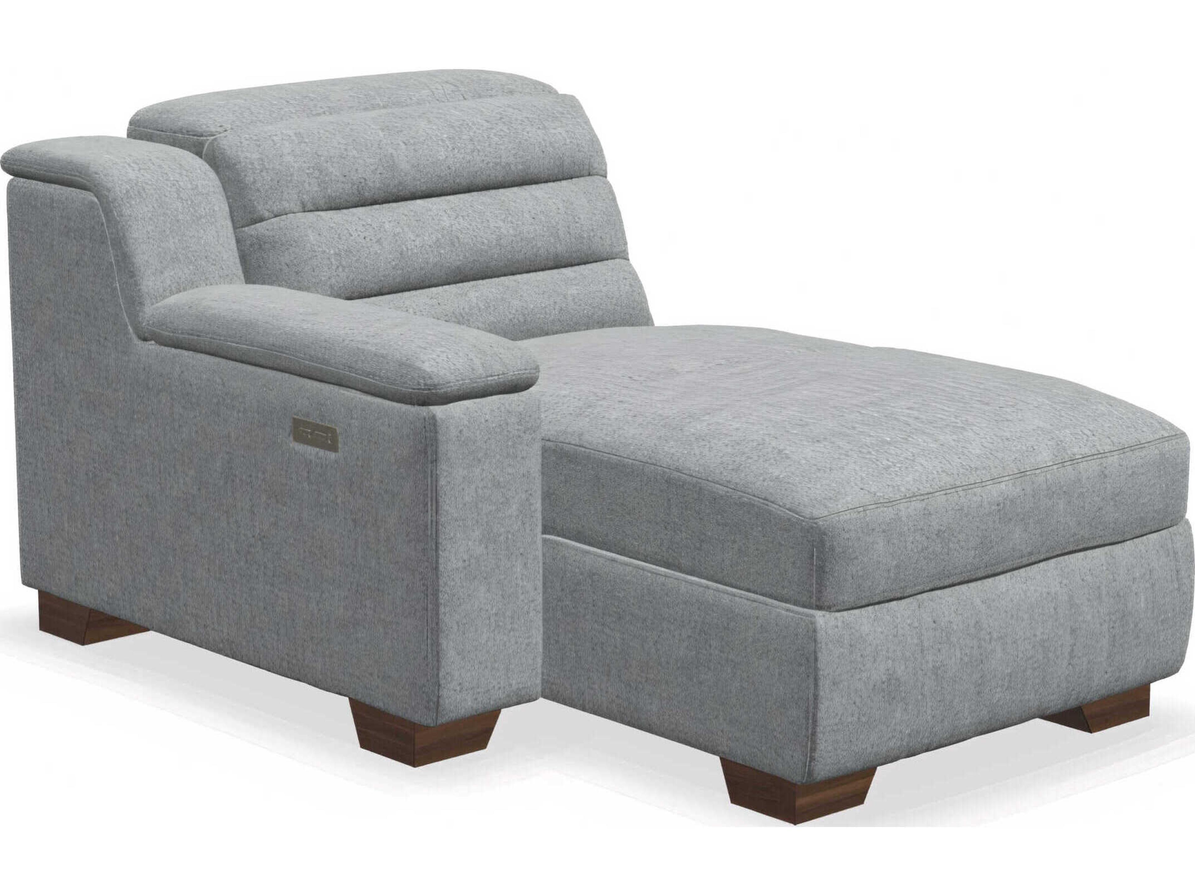 Lotus LHF Power Reclining Wide Chaise with Power Headrest