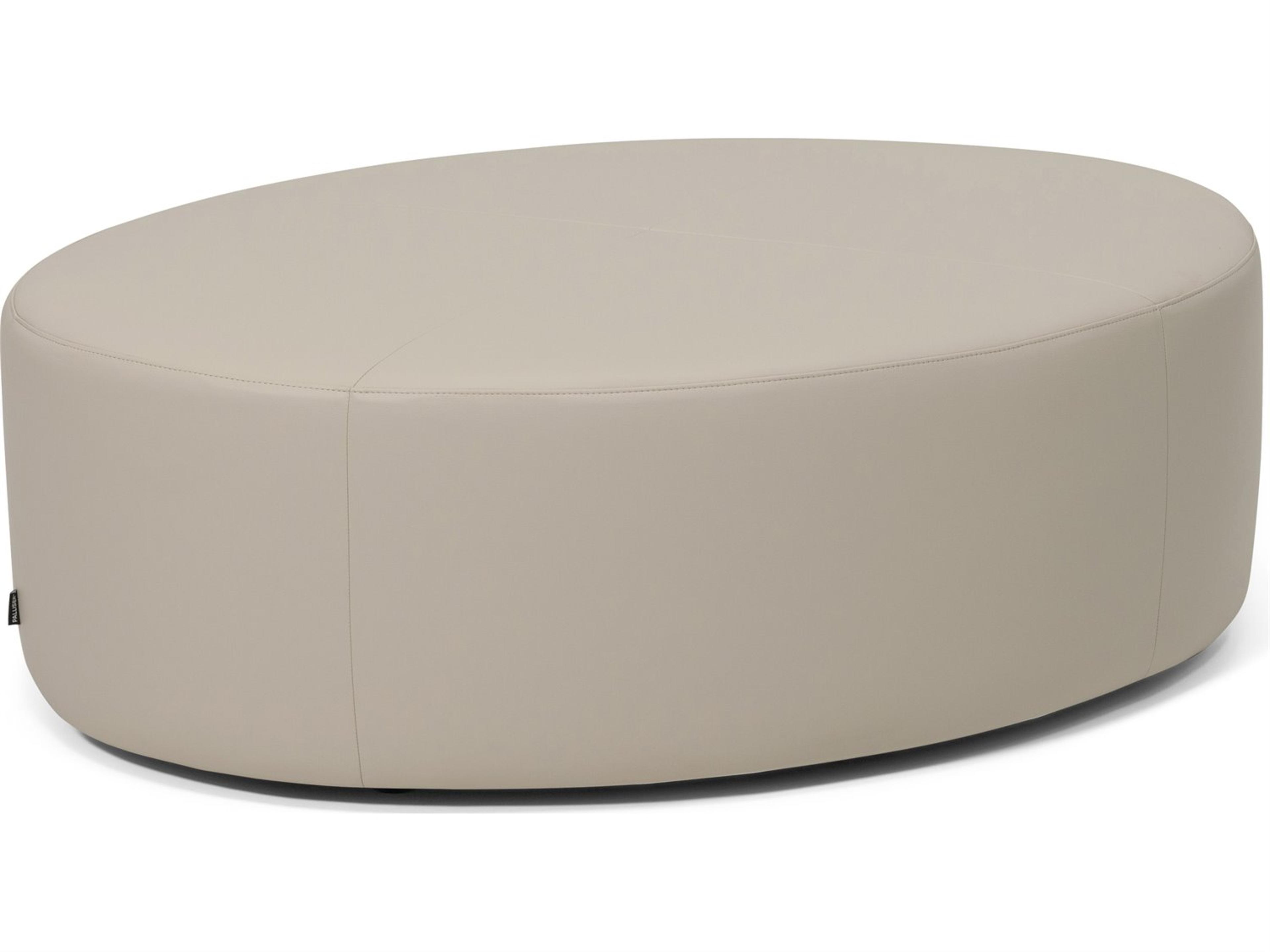 Palliser Mingle Leather Upholstery Oval Ottoman