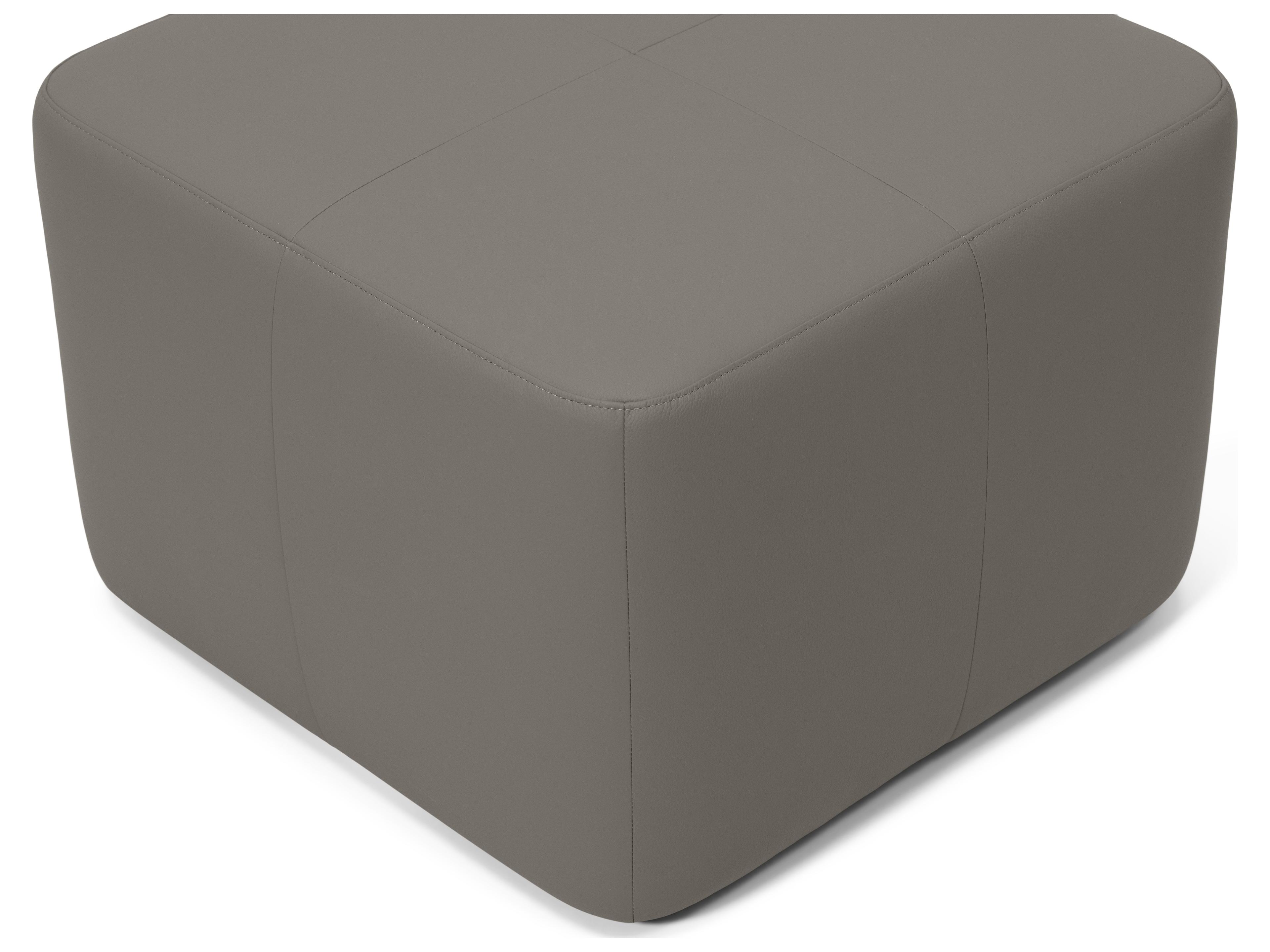 Palliser Mingle Leather Upholstery Square Small Ottoman