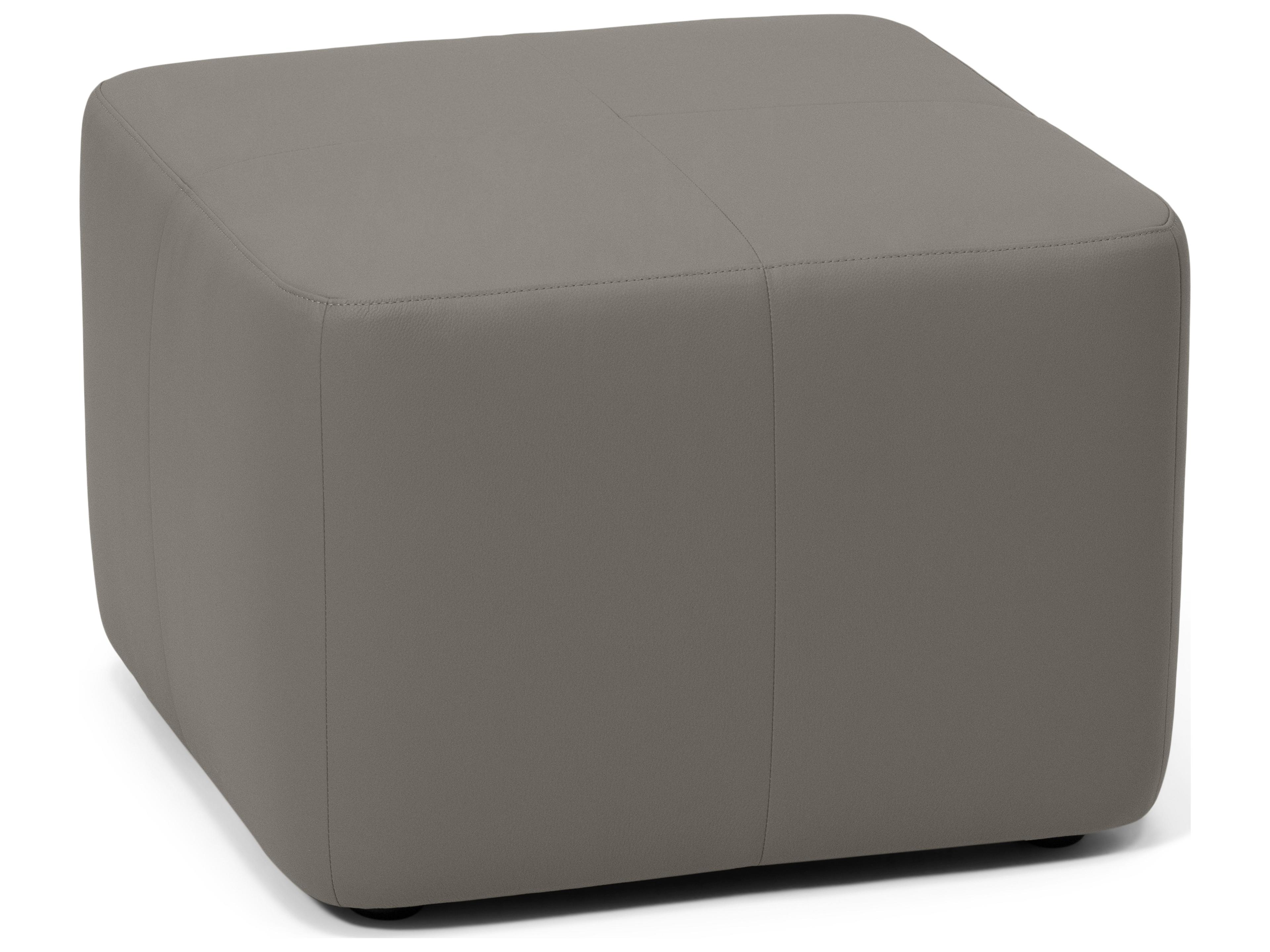 Palliser Mingle Leather Upholstery Square Small Ottoman