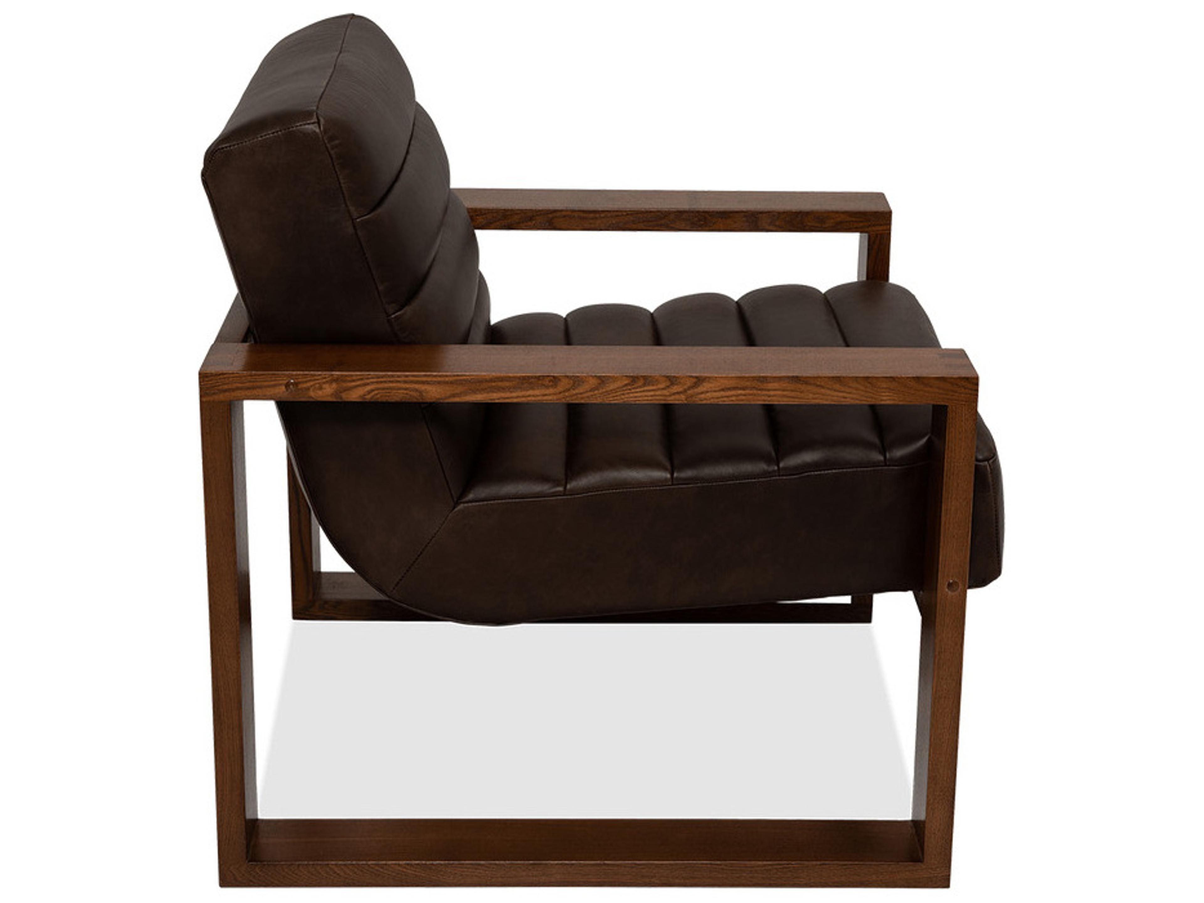 Palliser Wyatt Channeled Leather Upholstery Chair