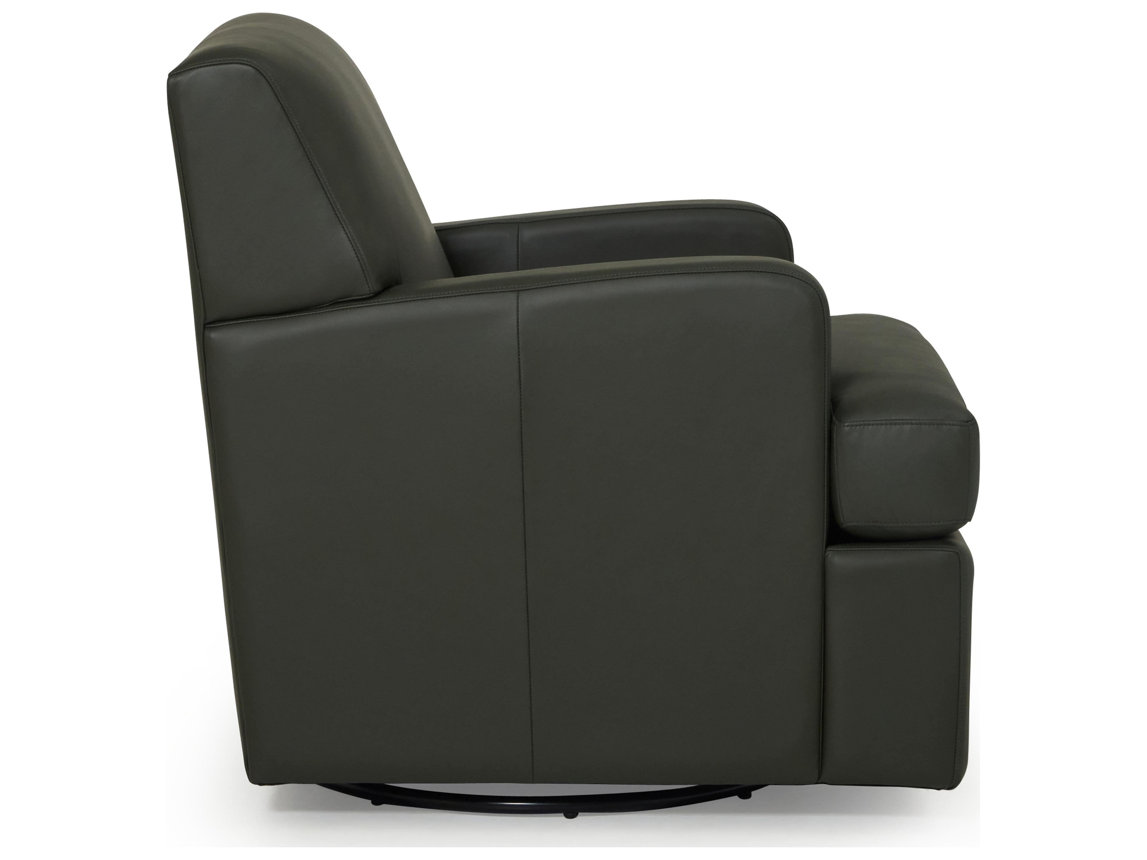 Palliser Abbey Leather Upholstery Swivel Glider