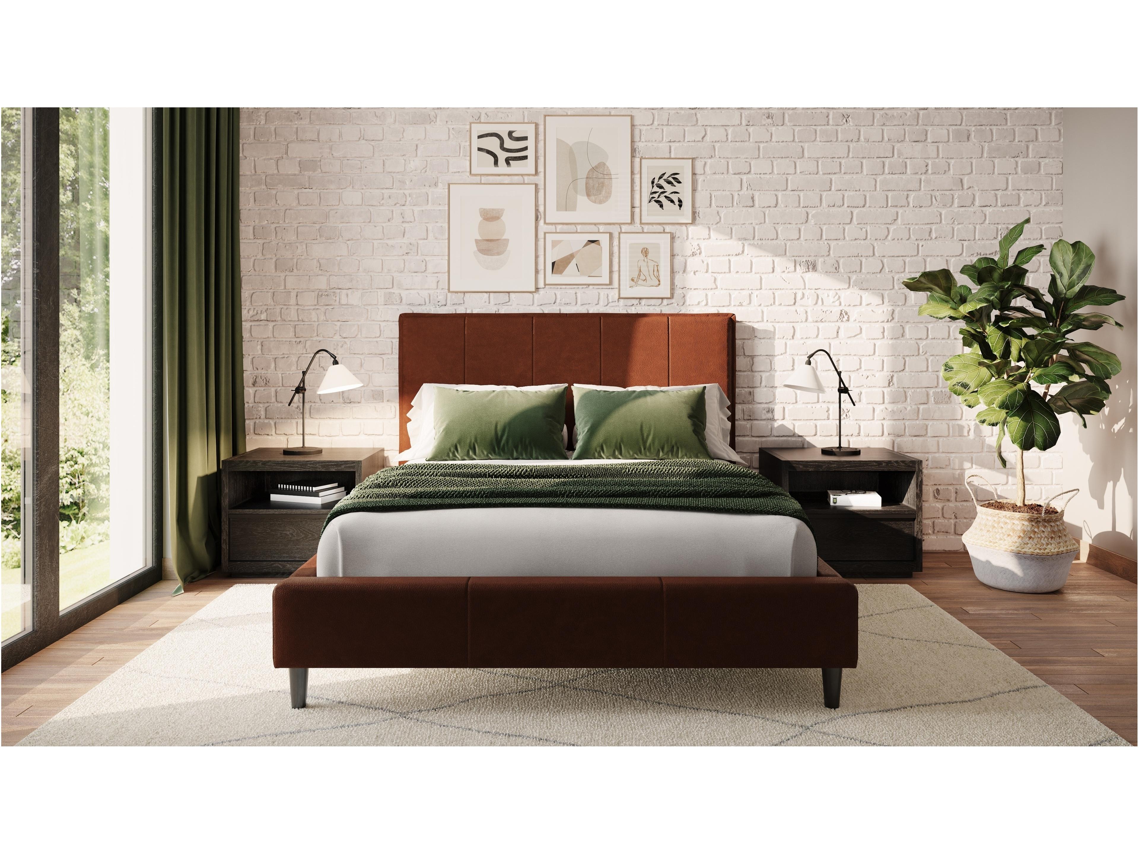 Palliser Sebring Leather Upholstery Headboard, Full - 38" (40" with Frame Adapter)