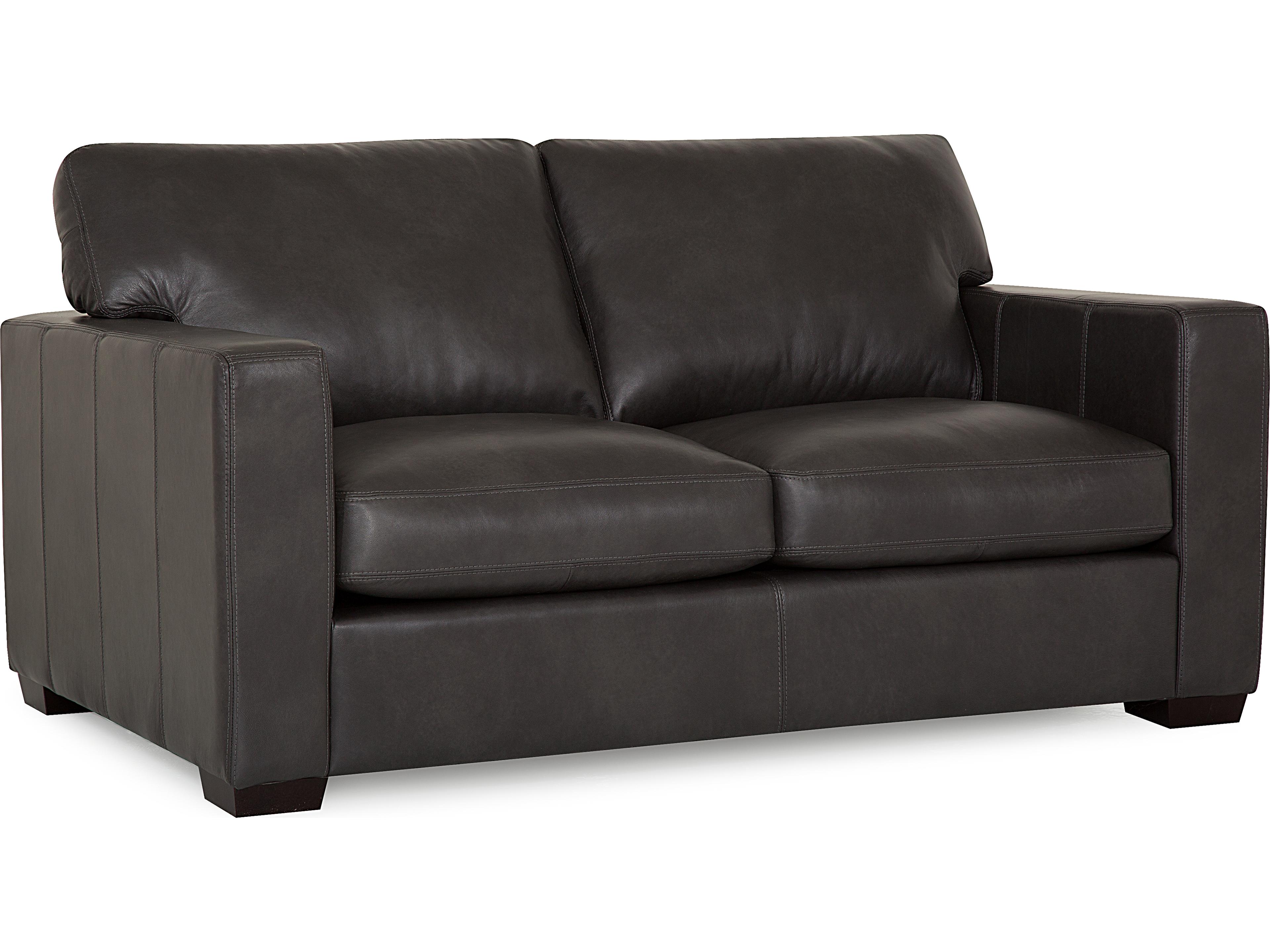 Colebrook Espresso Leather Upholstery Loveseat