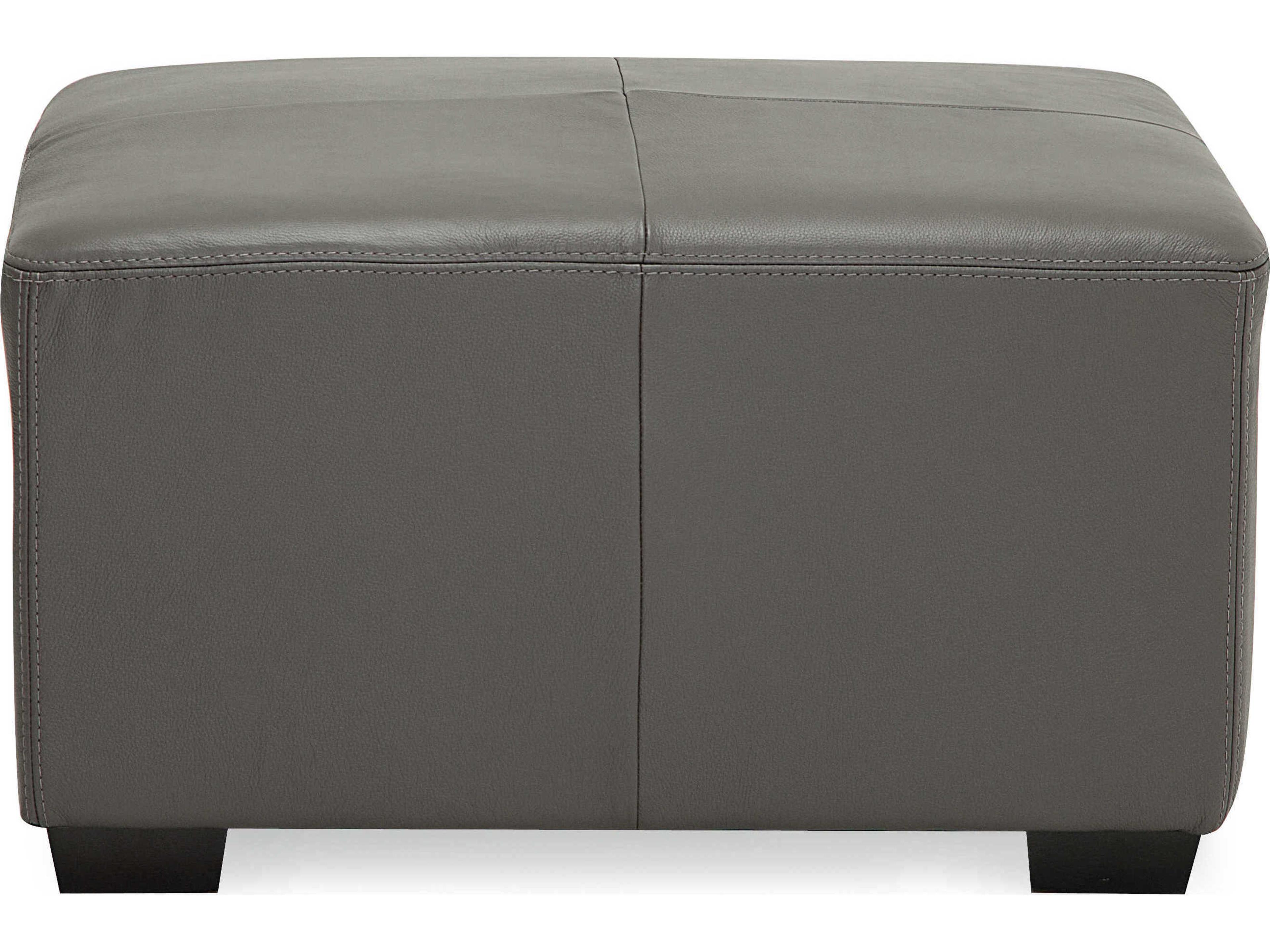 Palliser Reed Leather Upholstery Ottoman