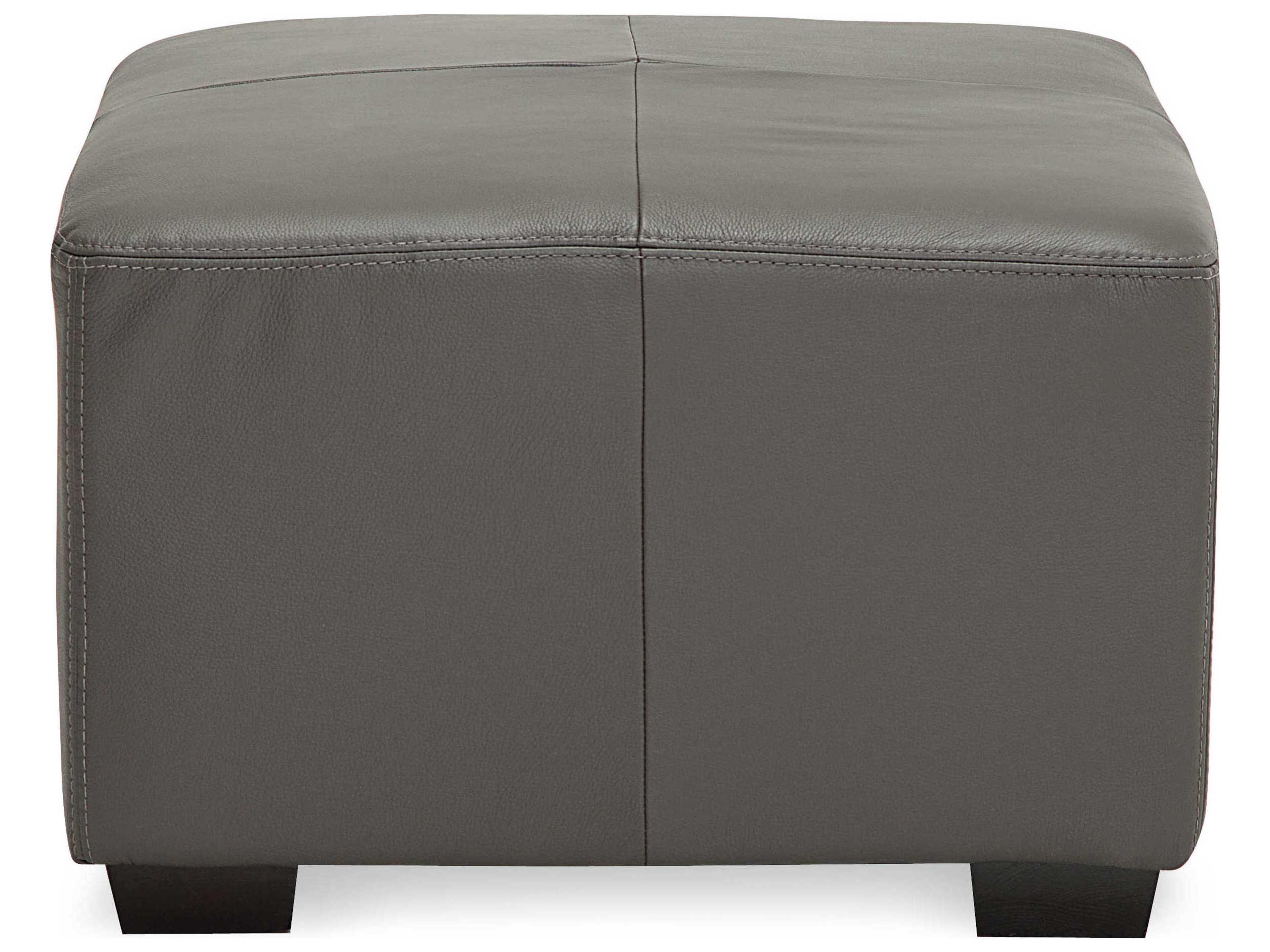 Palliser Reed Leather Upholstery Ottoman