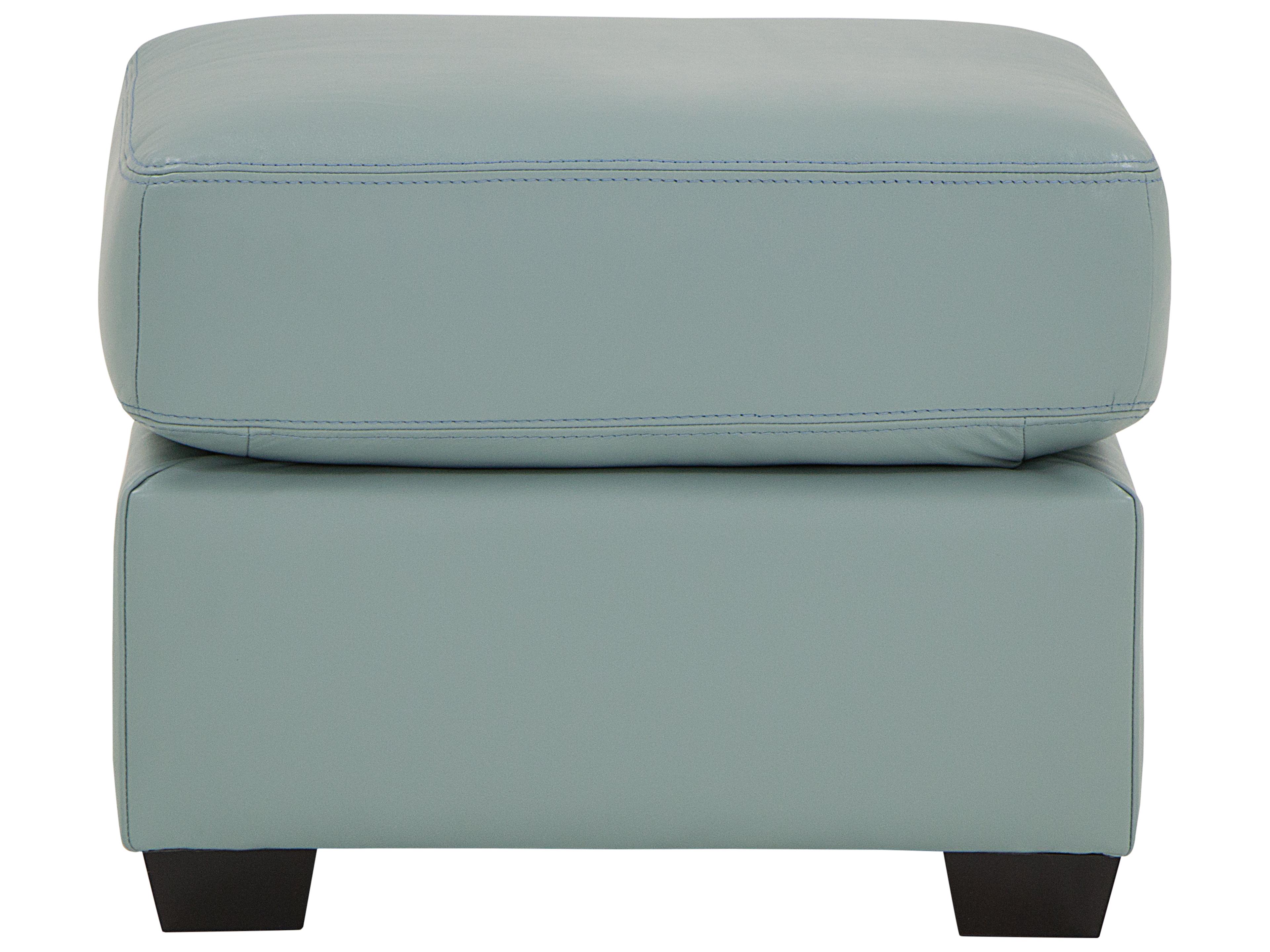 Palliser Creighton Espresso Leather Upholstery Ottoman