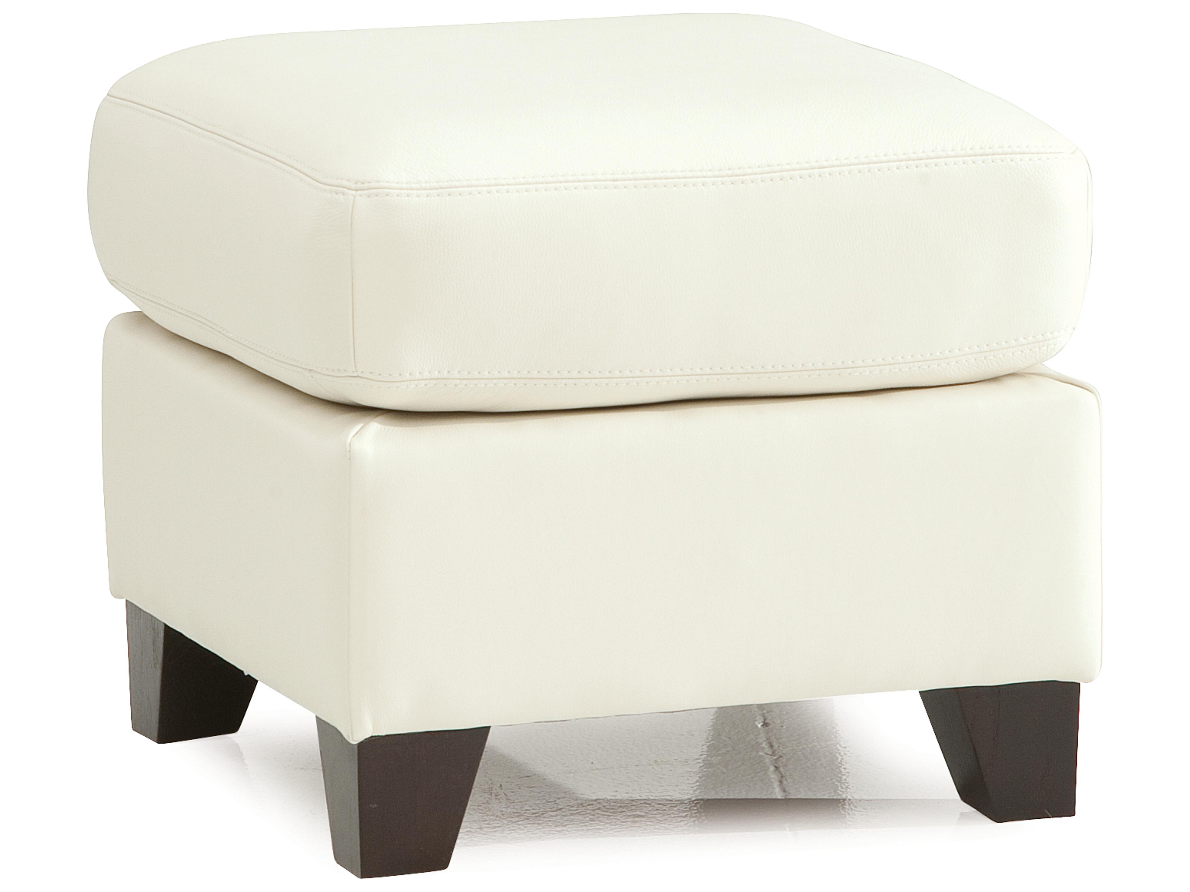 Marymount Leather Upholstery Ottoman