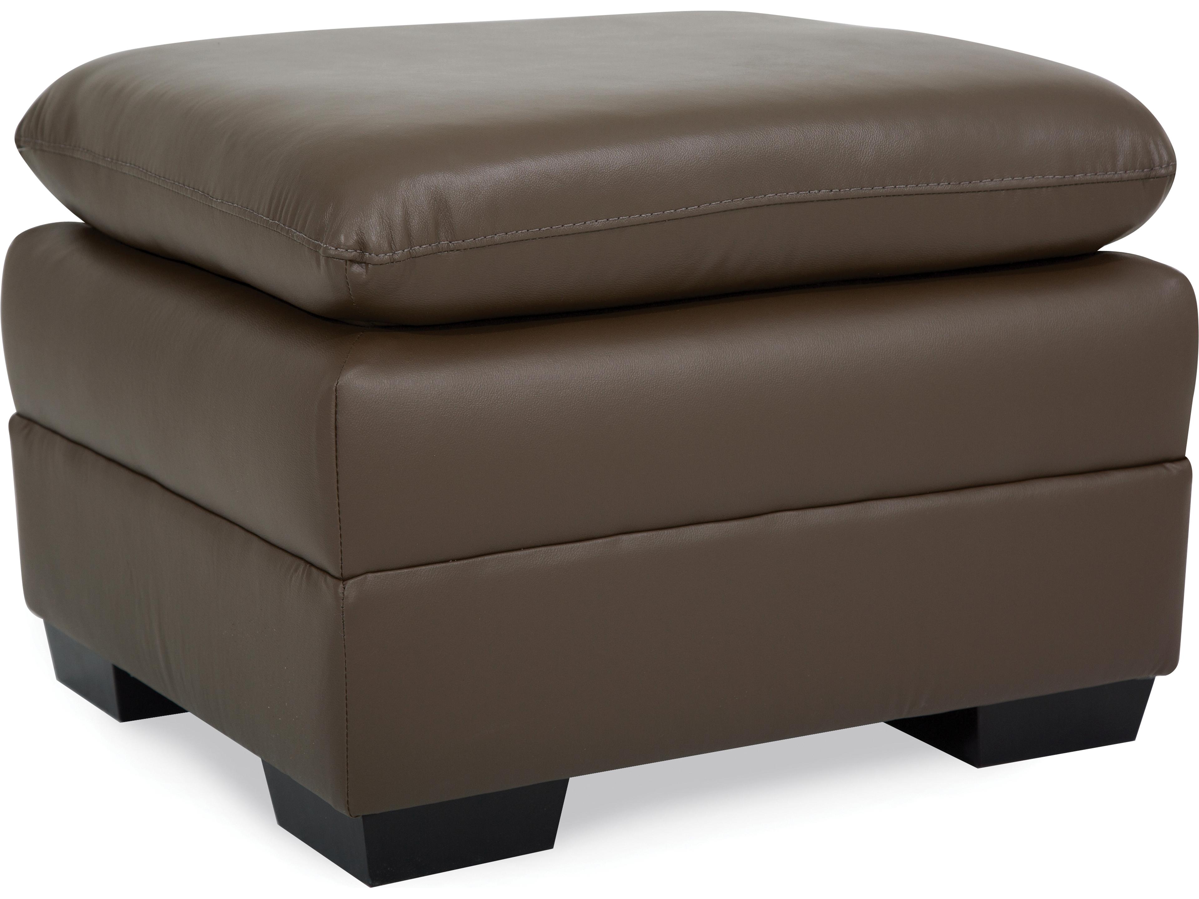 Amisk Leather Upholstery Ottoman