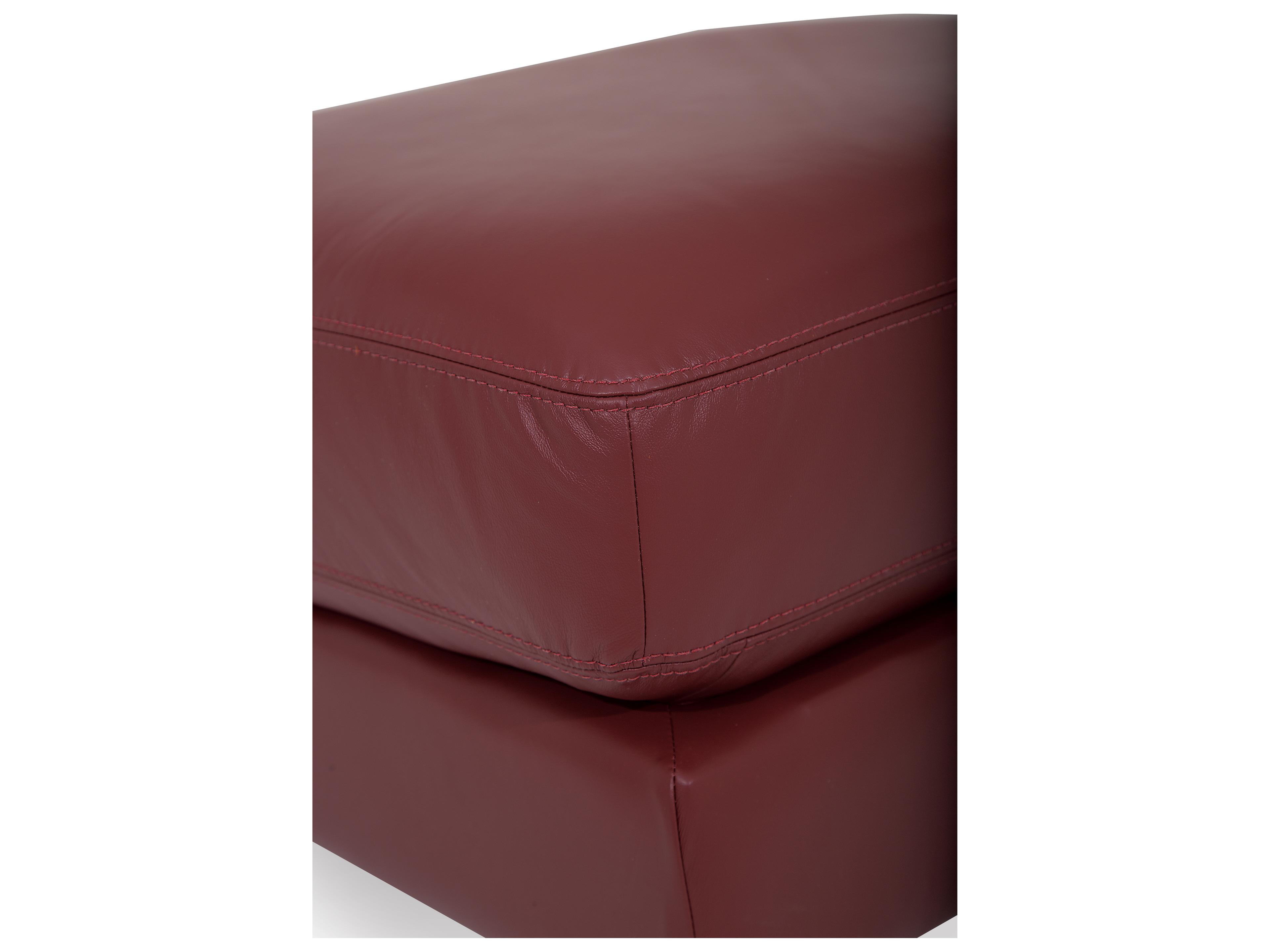 Palliser Rosebank Espresso Leather Upholstery Ottoman