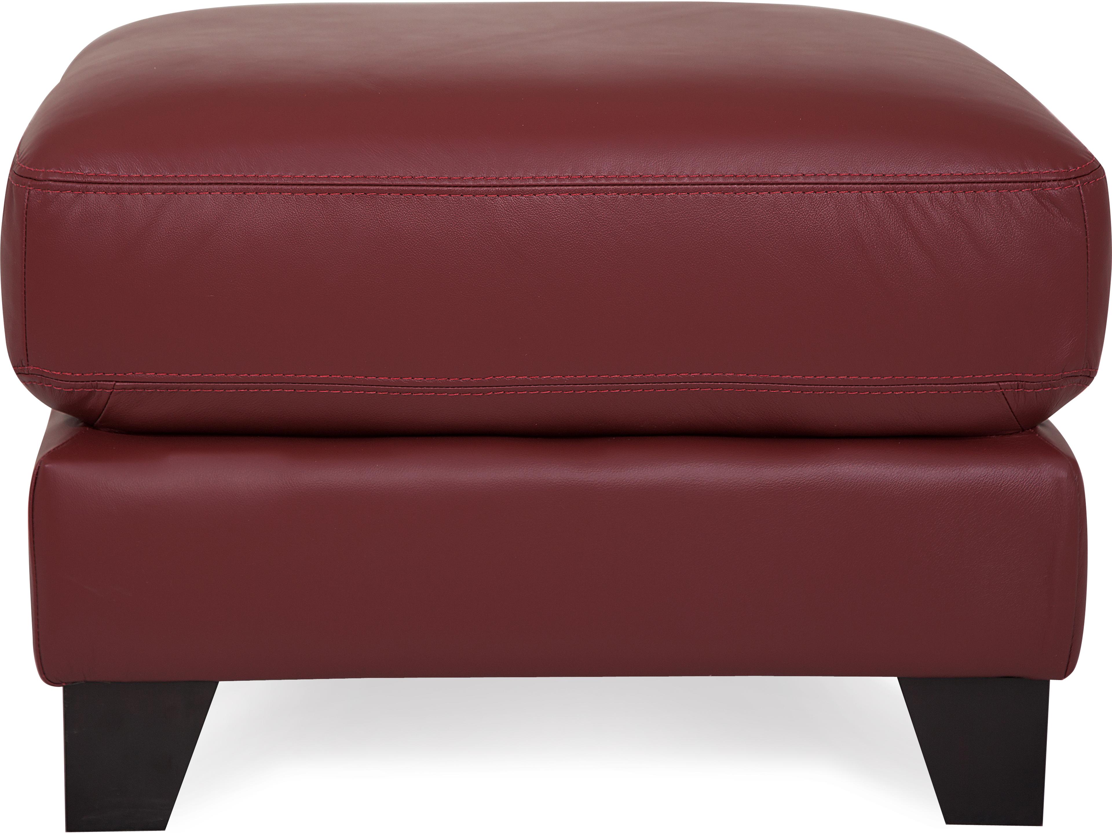 Palliser Rosebank Espresso Leather Upholstery Ottoman