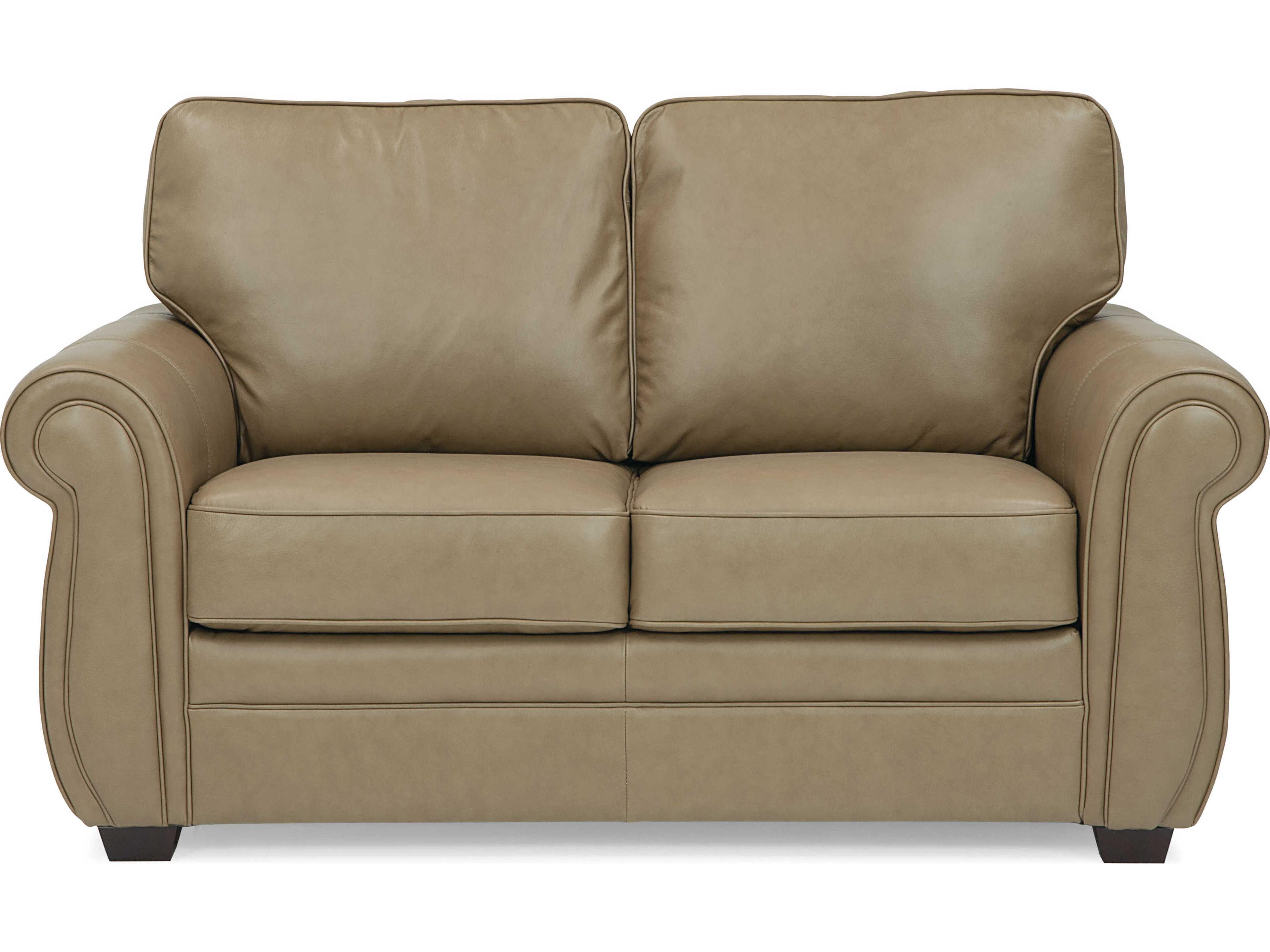 Palliser Viceroy Espresso Leather Upholstery Loveseat
