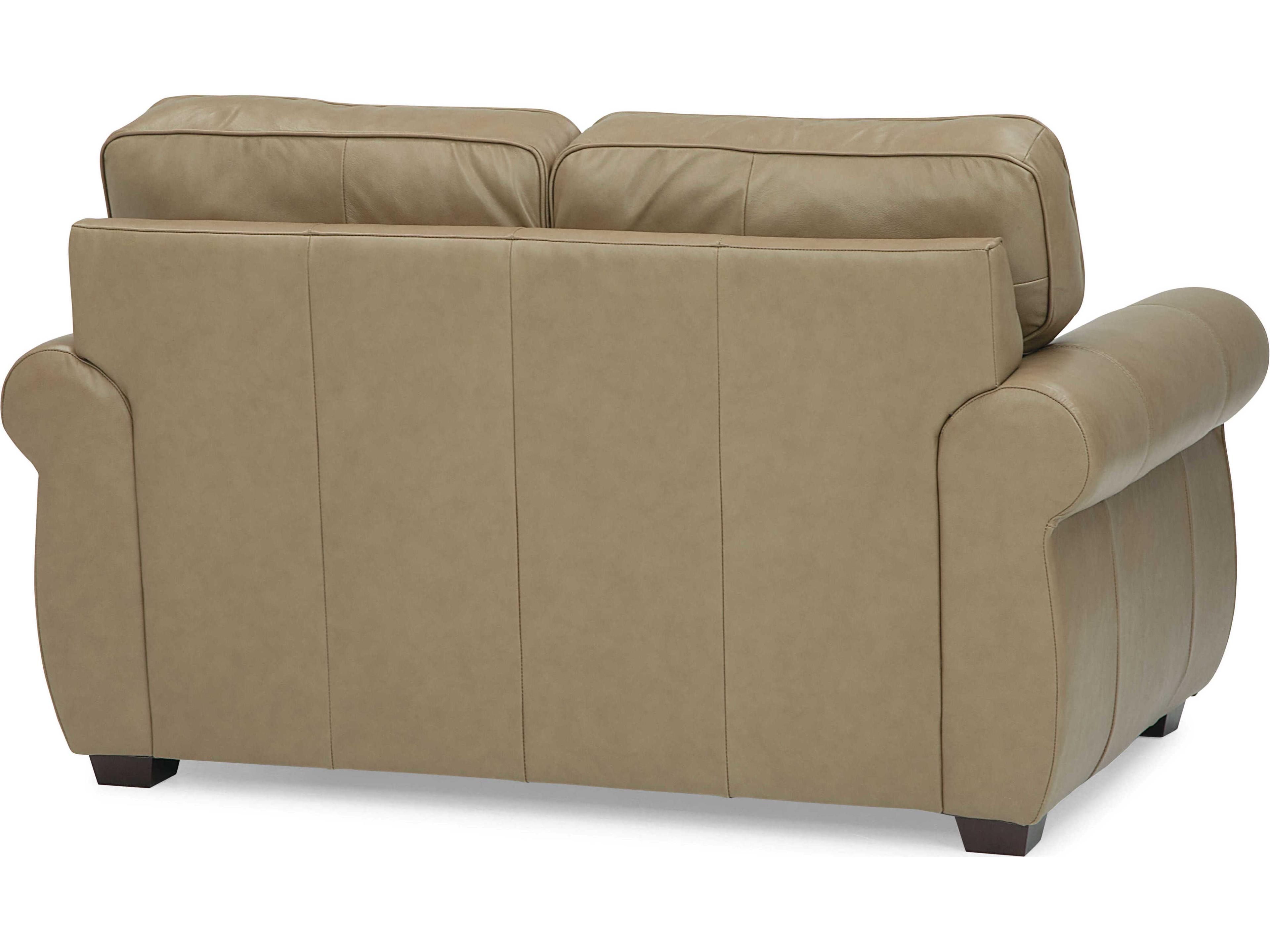 Palliser Viceroy Espresso Leather Upholstery Loveseat