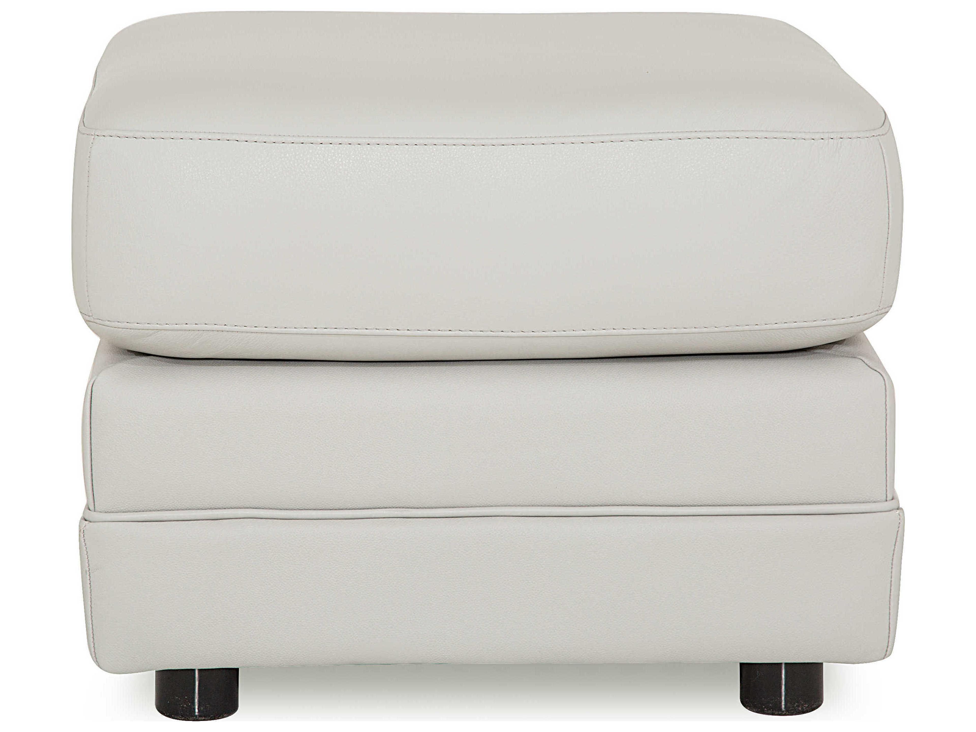 Palliser Corissa Rectangular Espresso Leather Upholstery Ottoman