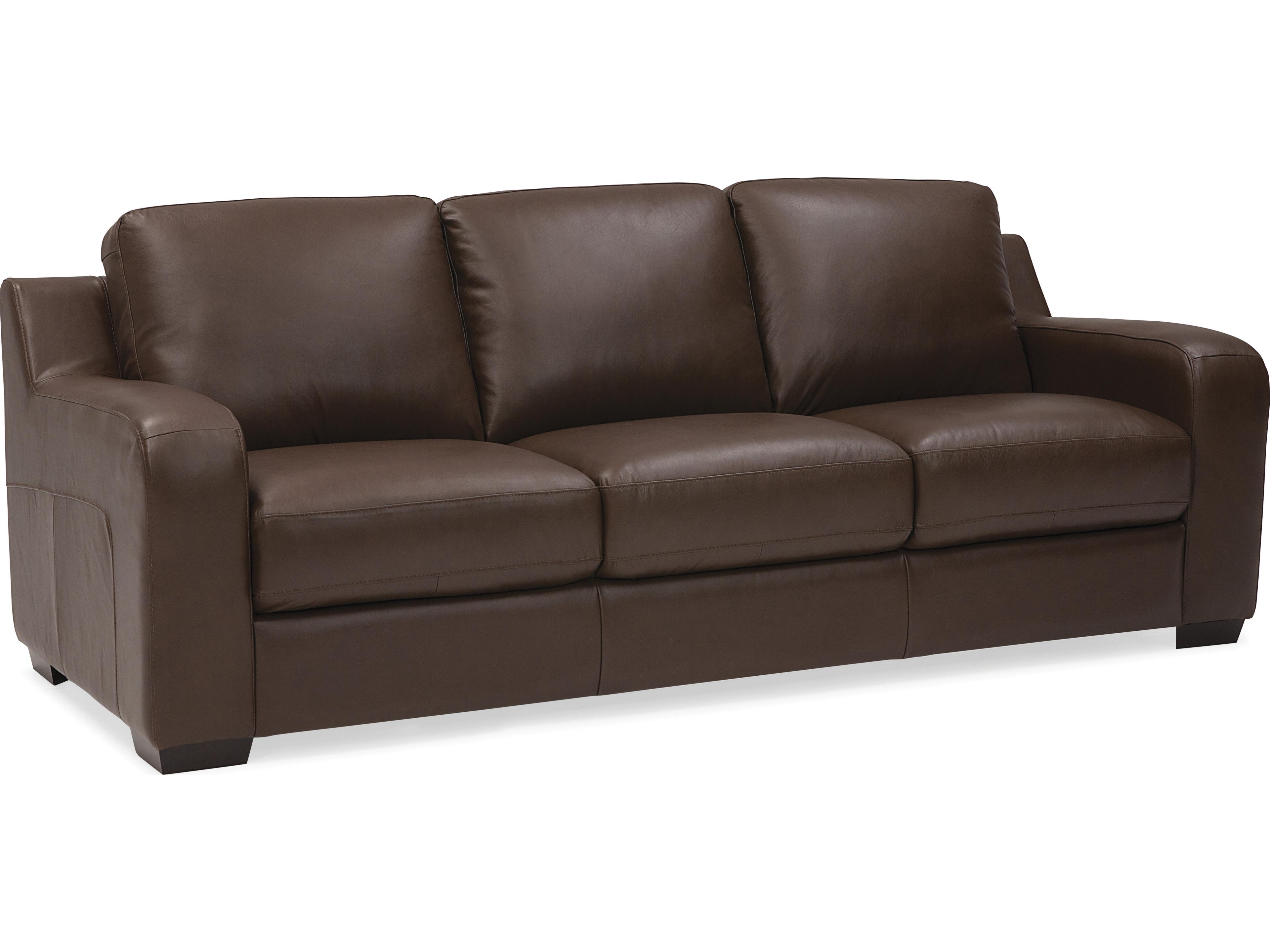 Flex Espresso Leather Upholstery Sofa