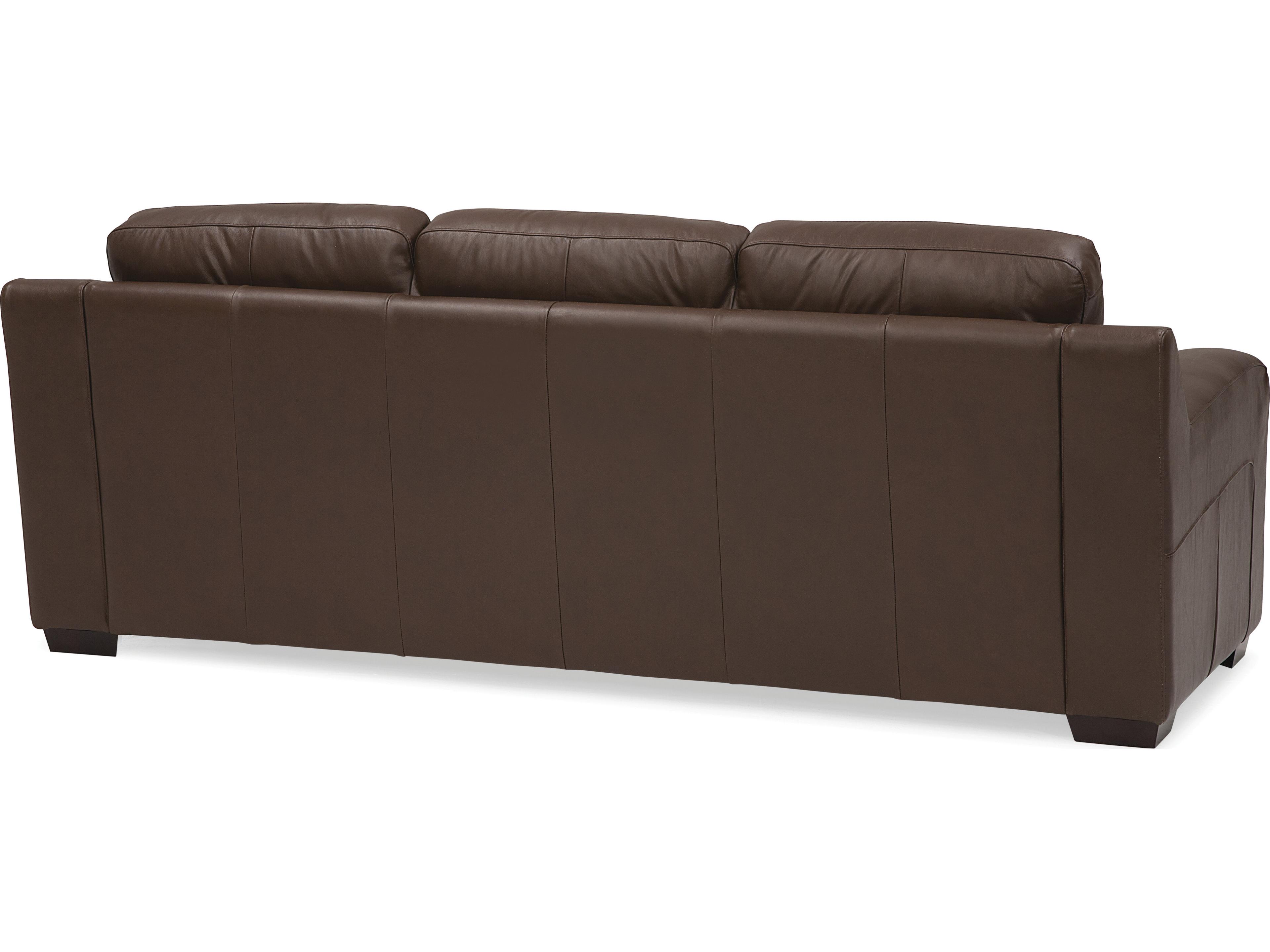 Palliser Flex Espresso Leather Upholstery Sofa