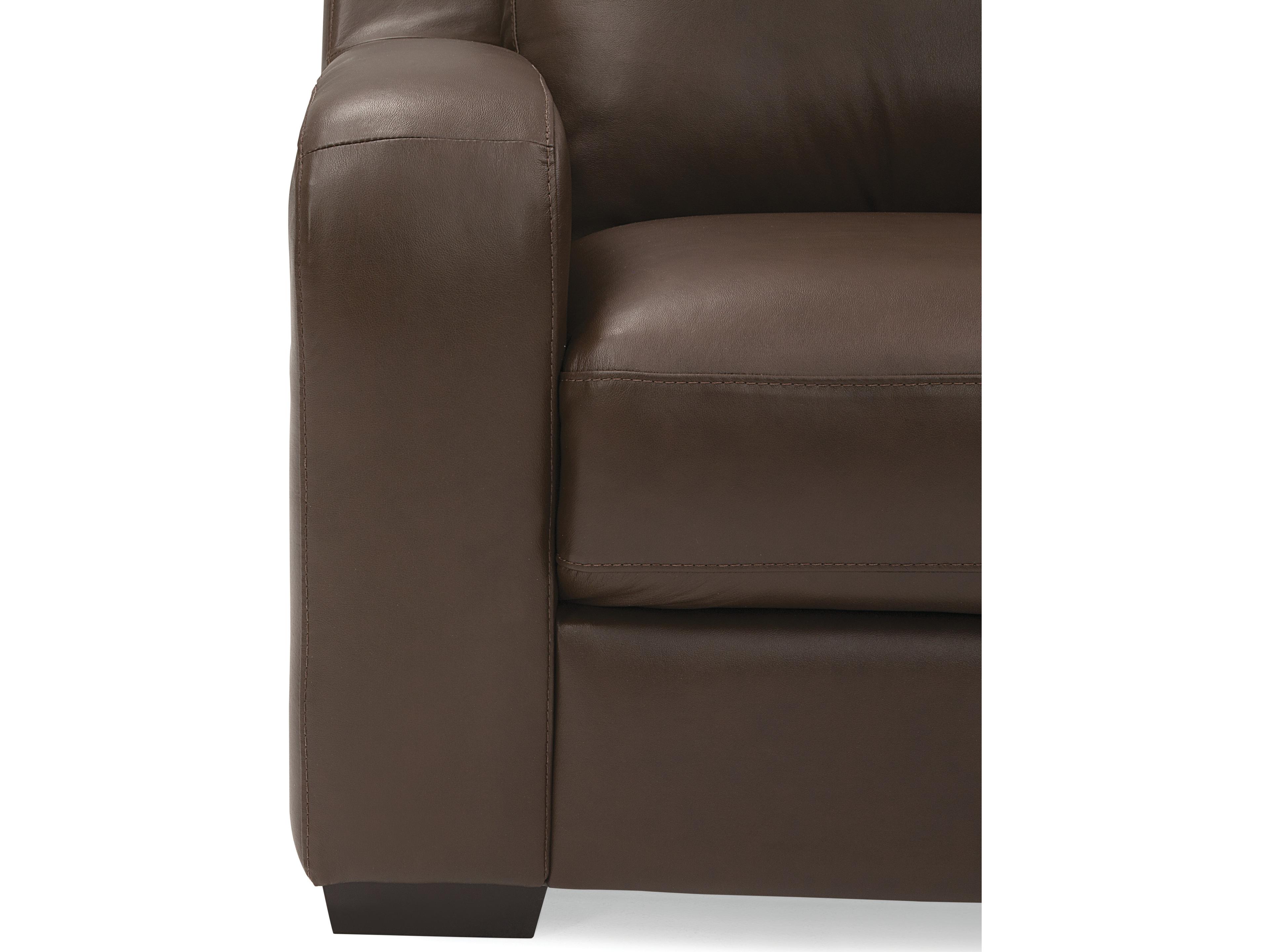 Palliser Flex Espresso Leather Upholstery Sofa