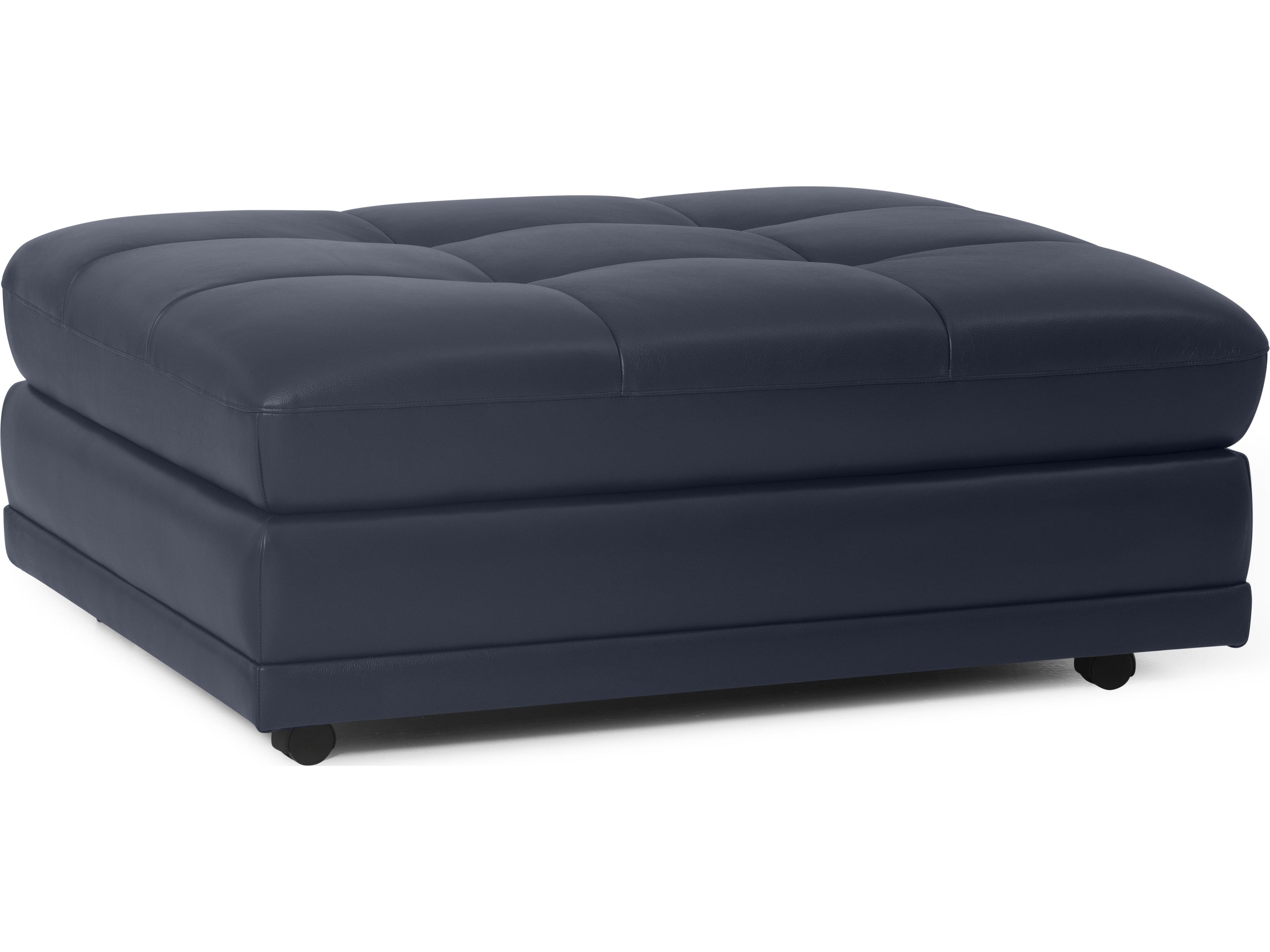 Sarasota Leather Upholstery Storage Ottoman