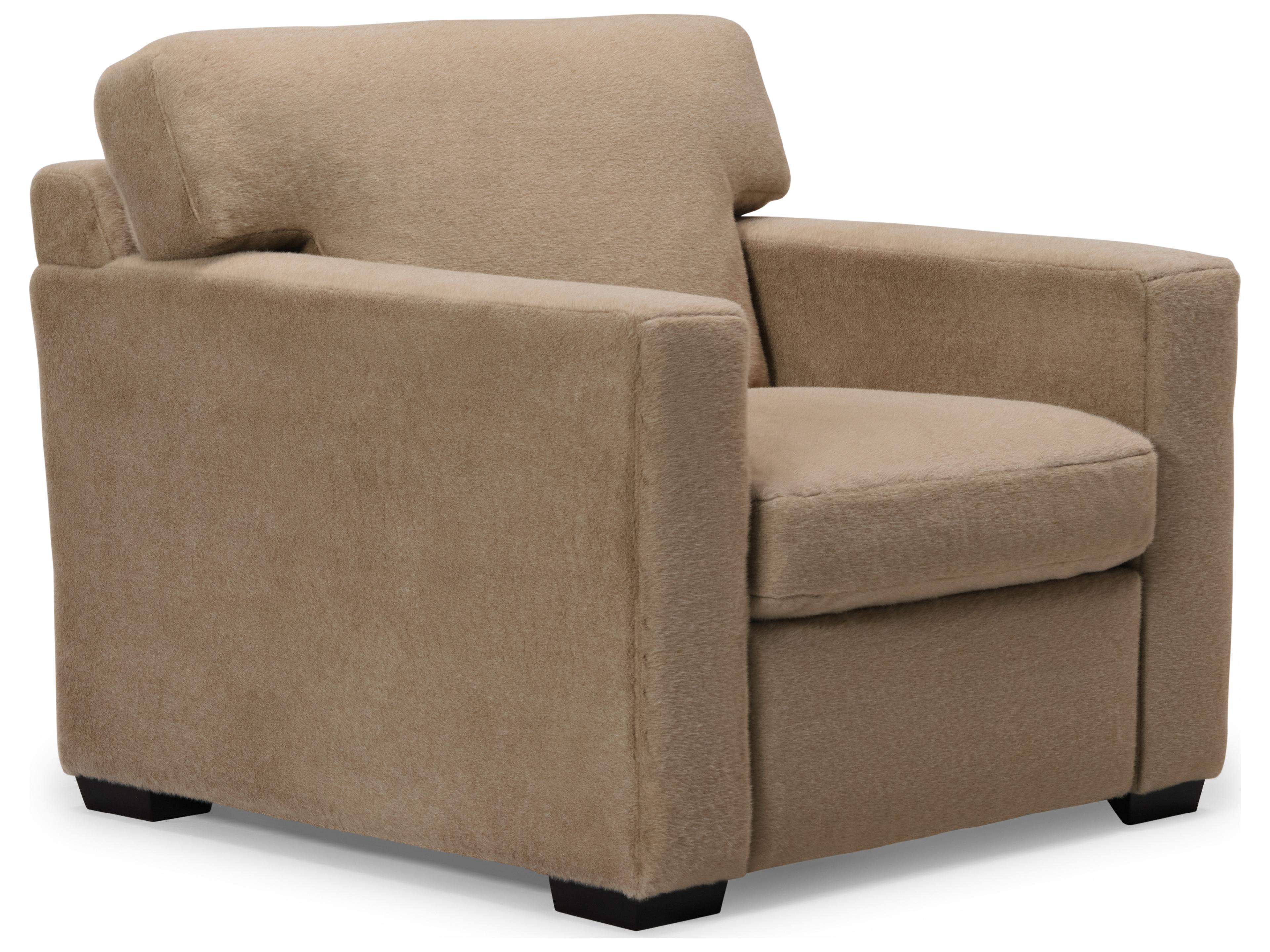 Madison Track Arm Leather Upholstery Stationary Chair